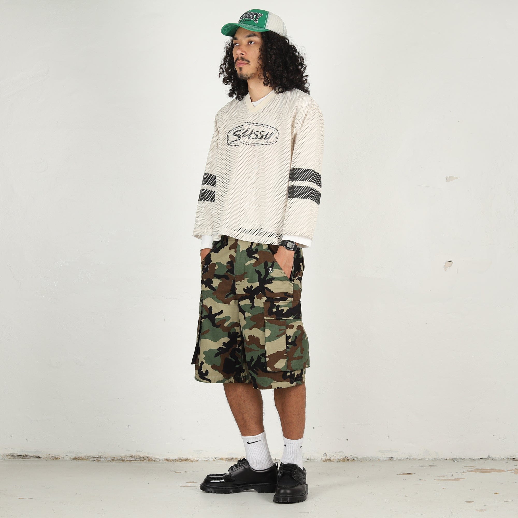 Stussy Trucker Team Jersey - Tan