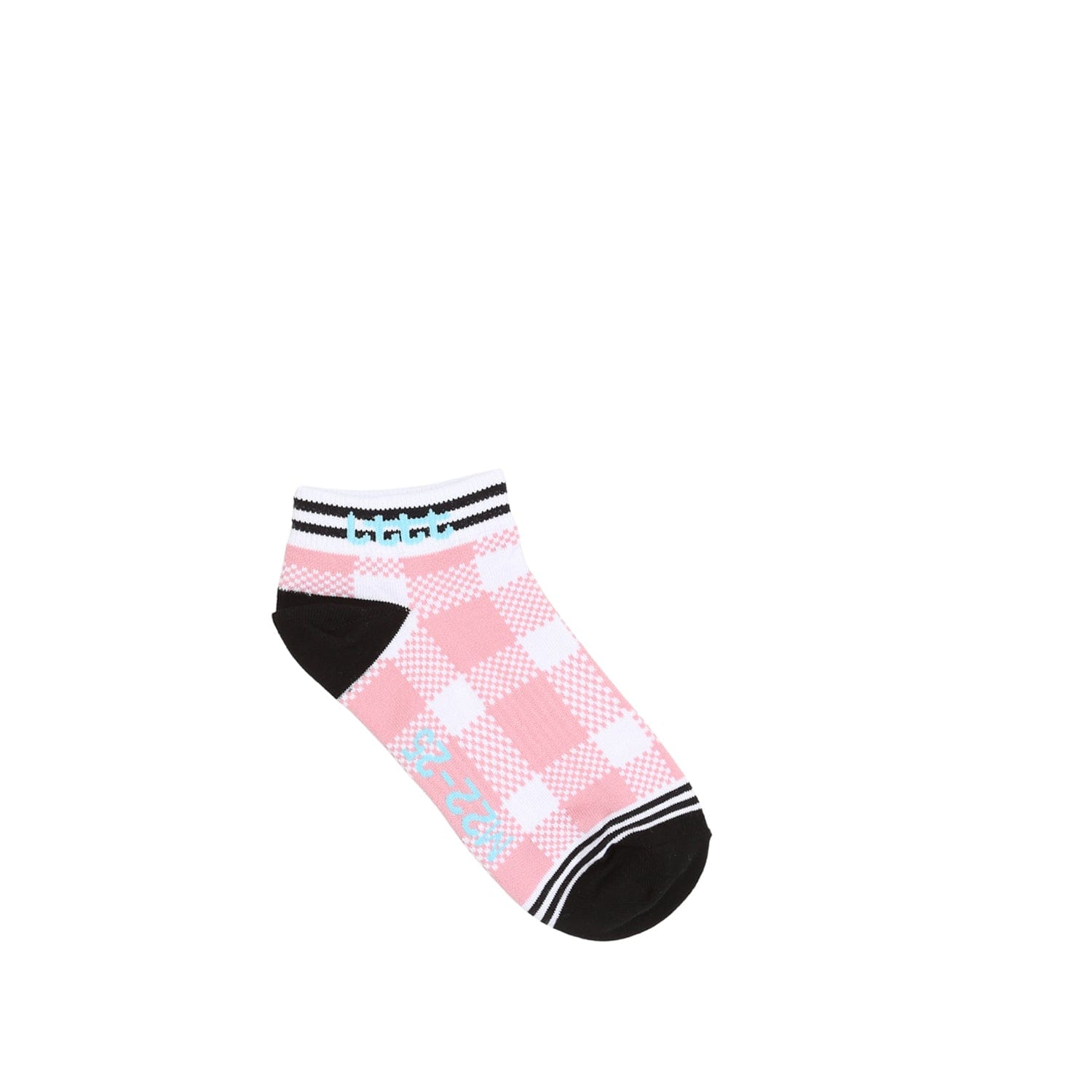 Lttt Shuffle Socks - Pink Check