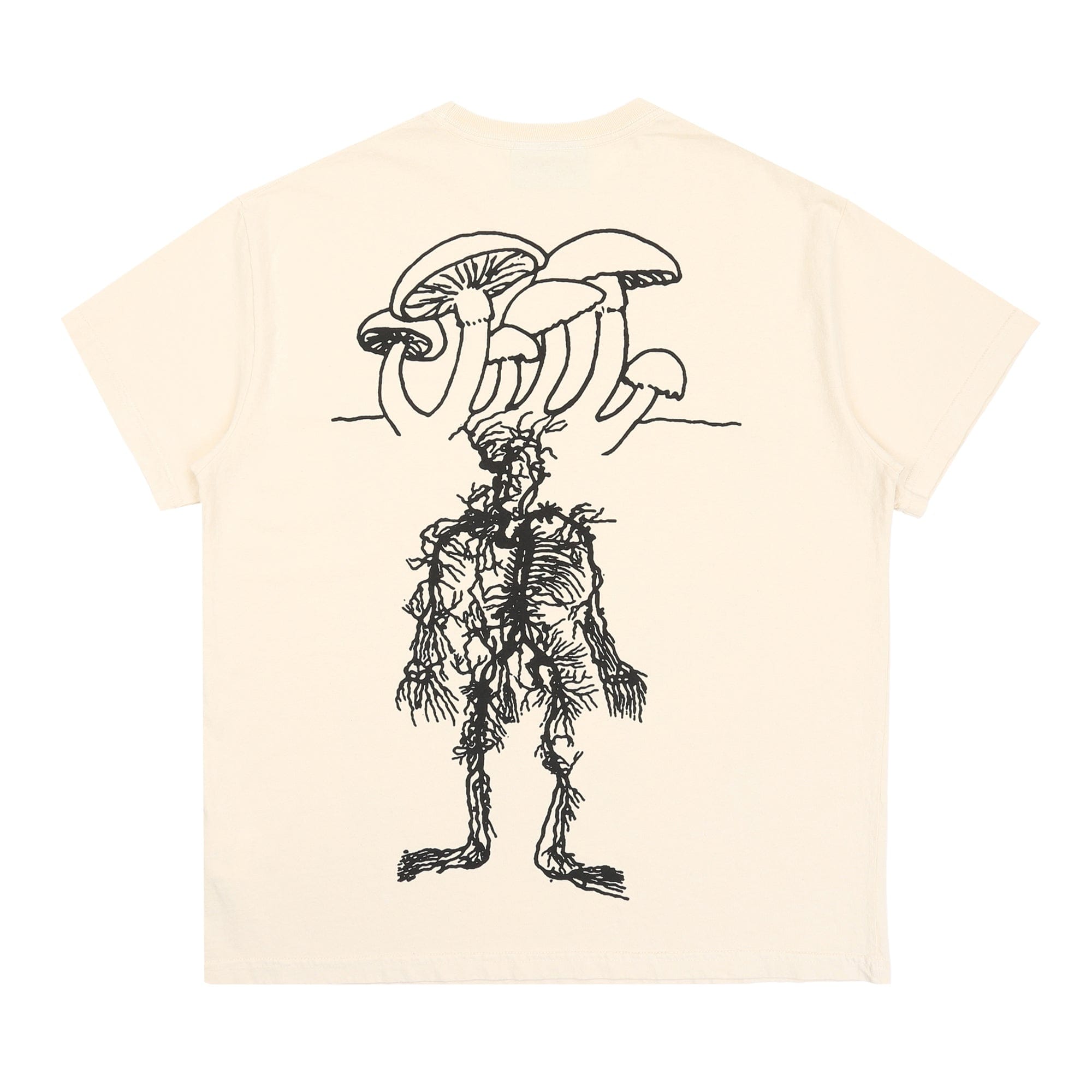 Online Ceramics Wood Wide Web T-Shirt - Cream