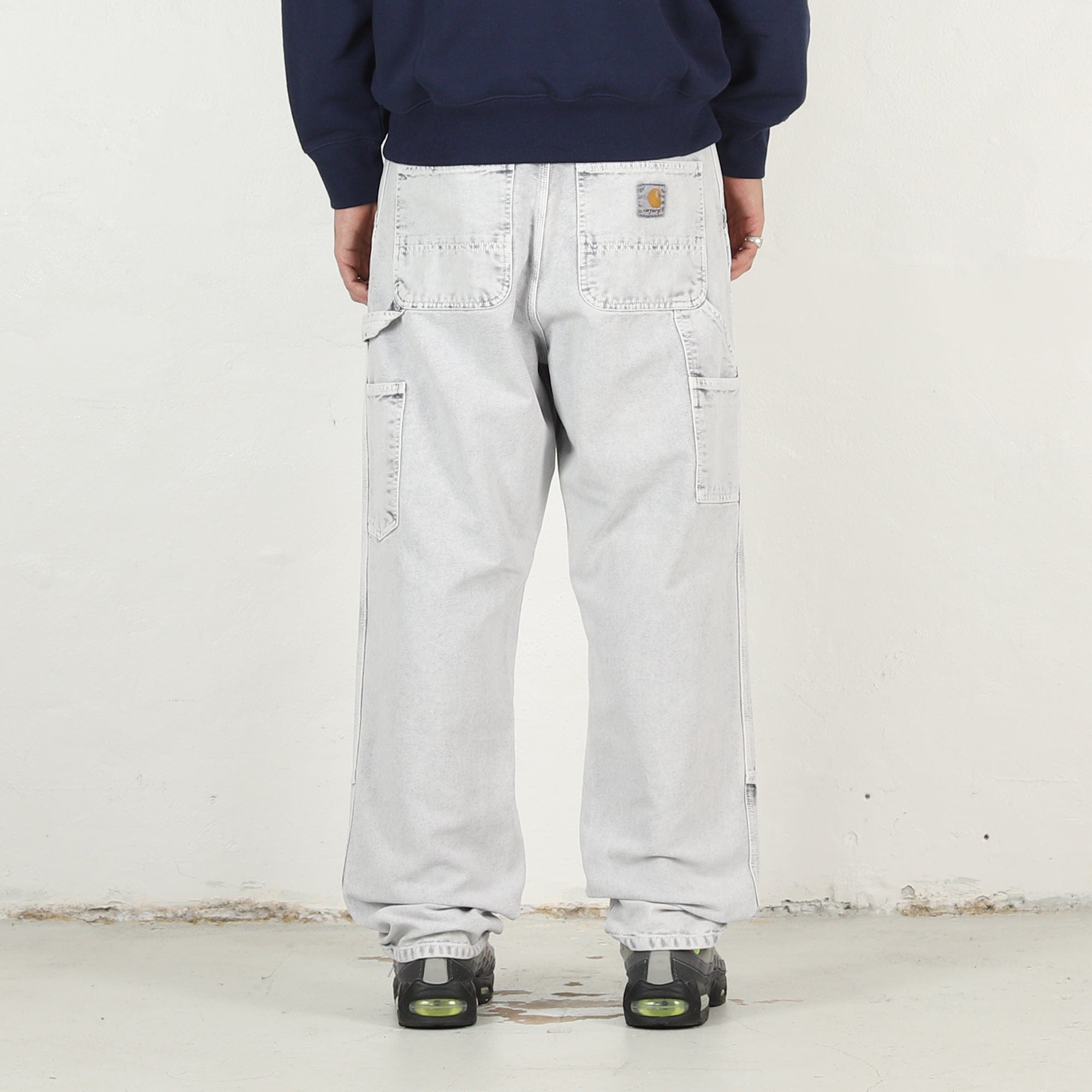 Carhartt WIP Double Knee Pant - Black chalk wash