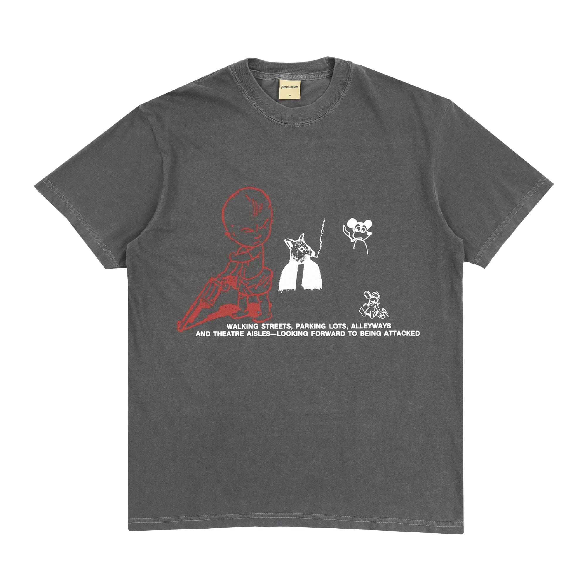Fucking Awesome Depression Test Print SS T-Shirt - Pepper