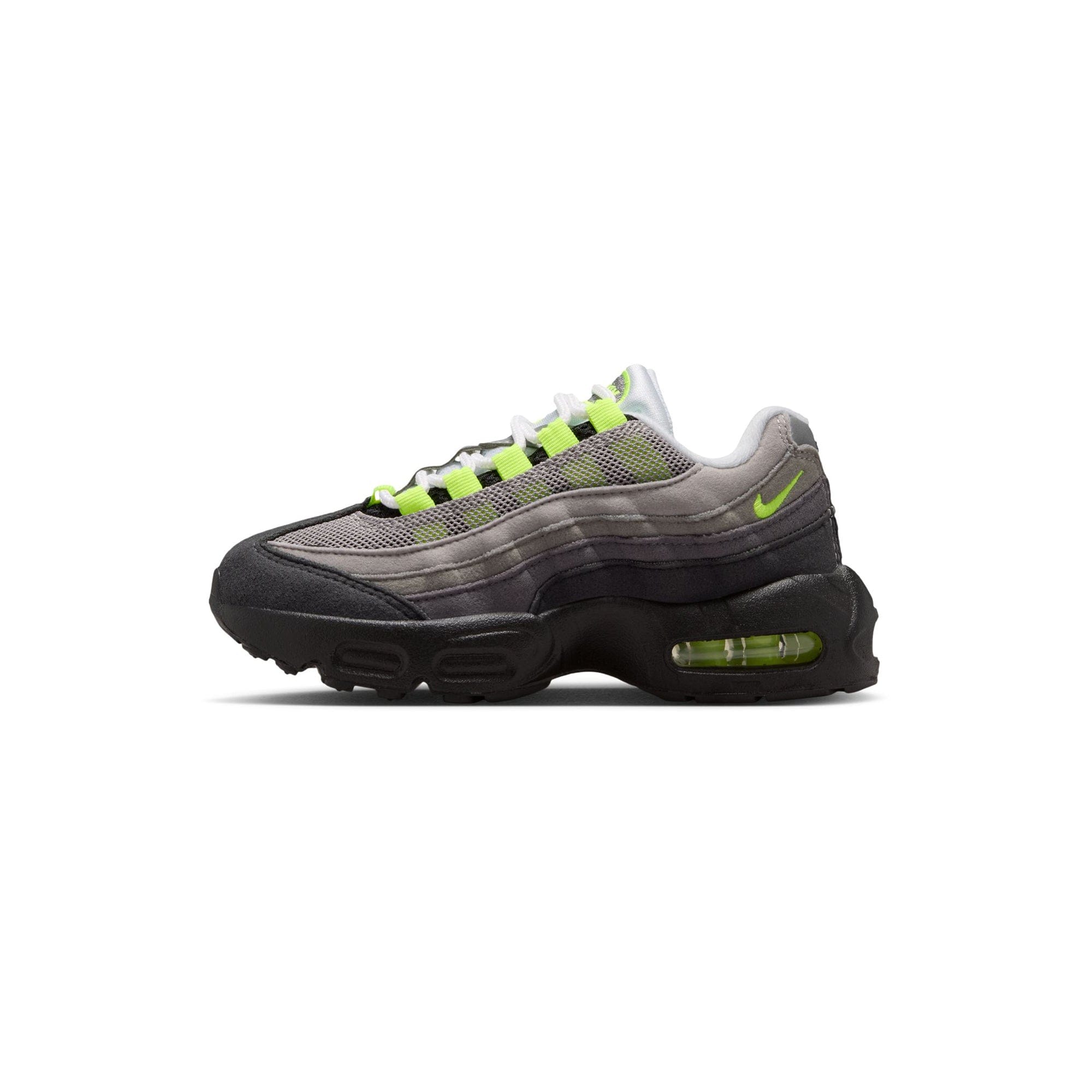 Nike Air Max 95 S (PS) - Black/Neon Yellow