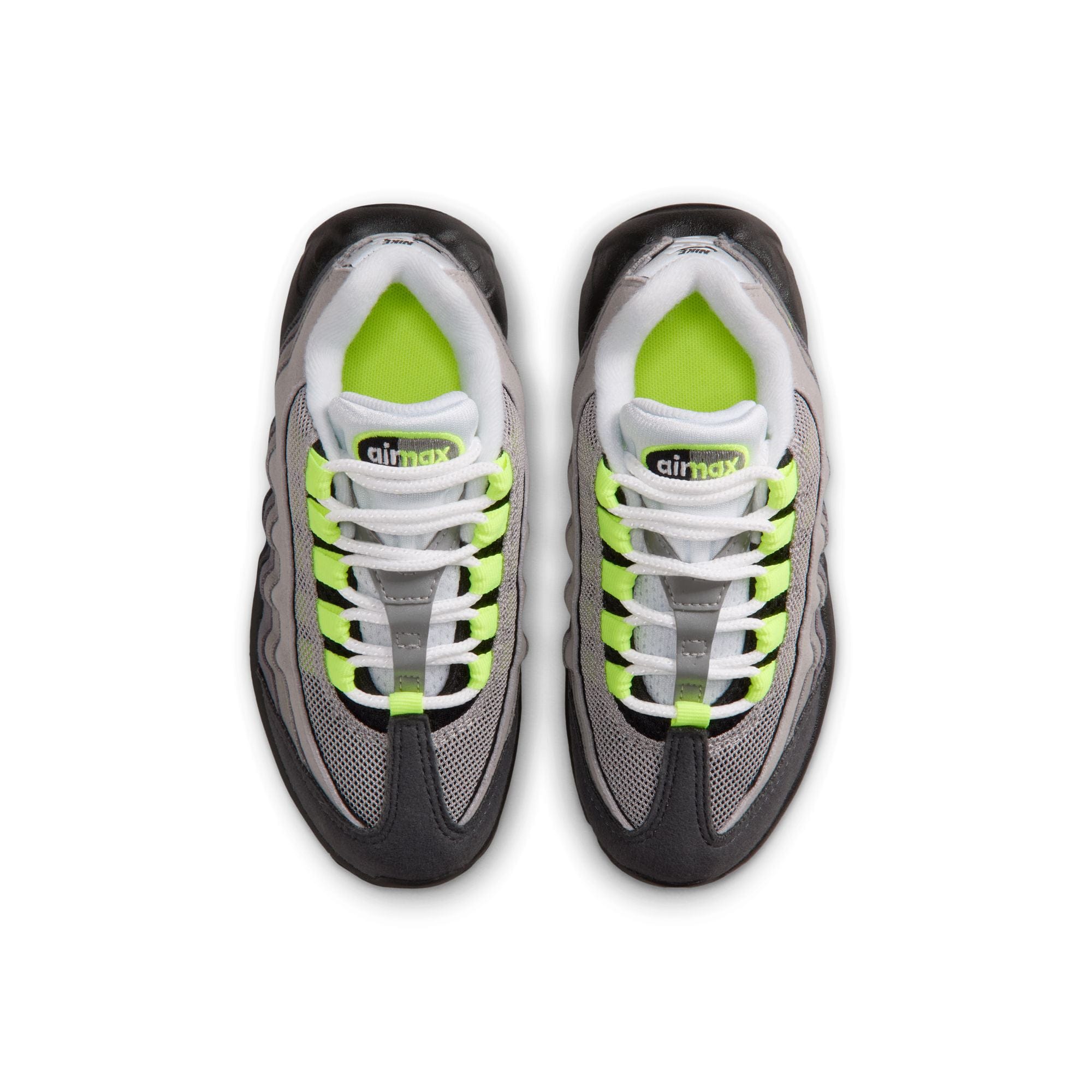 Nike Air Max 95 S (PS) - Black/Neon Yellow