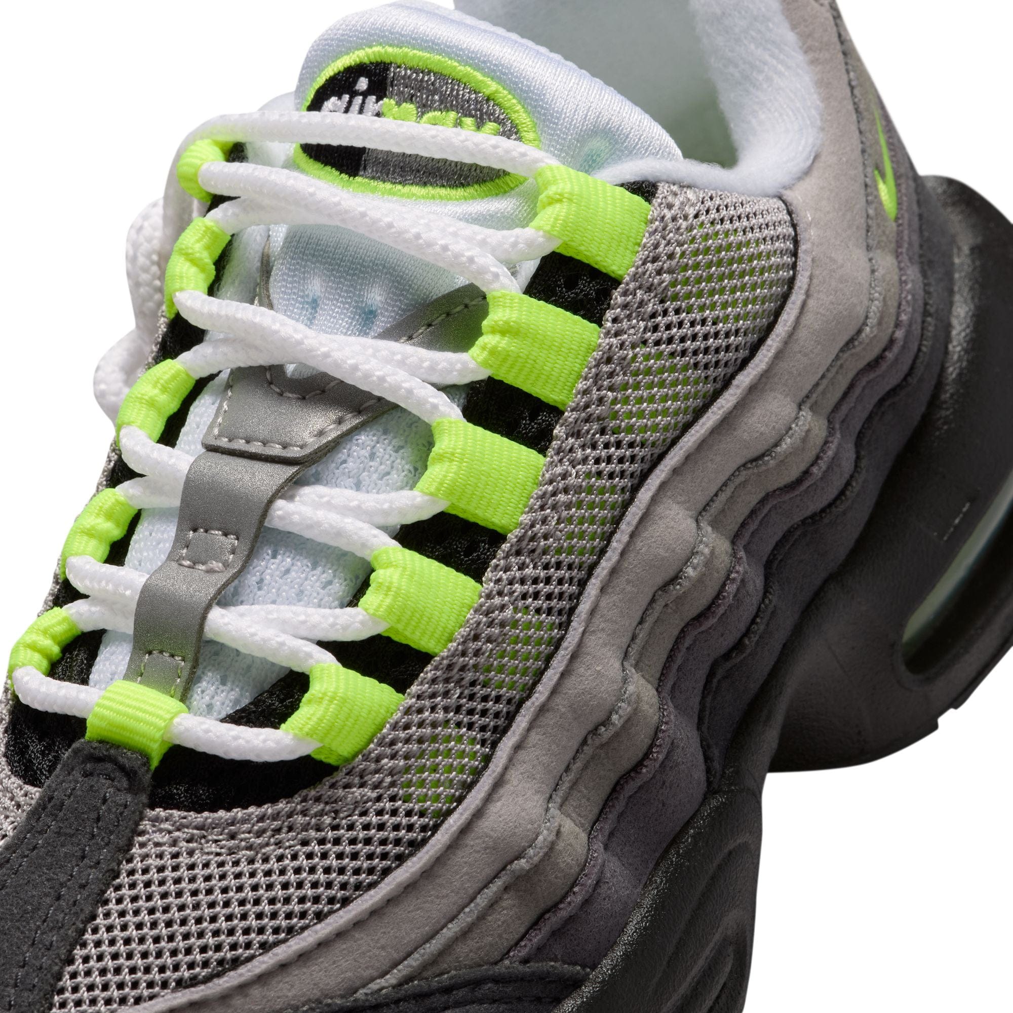 Nike Air Max 95 S (PS) - Black/Neon Yellow