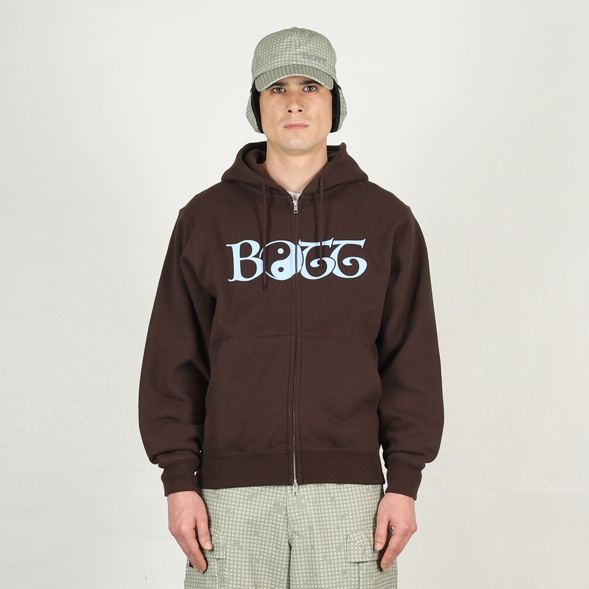 Bott 2Y Zip Hoodie - Brown