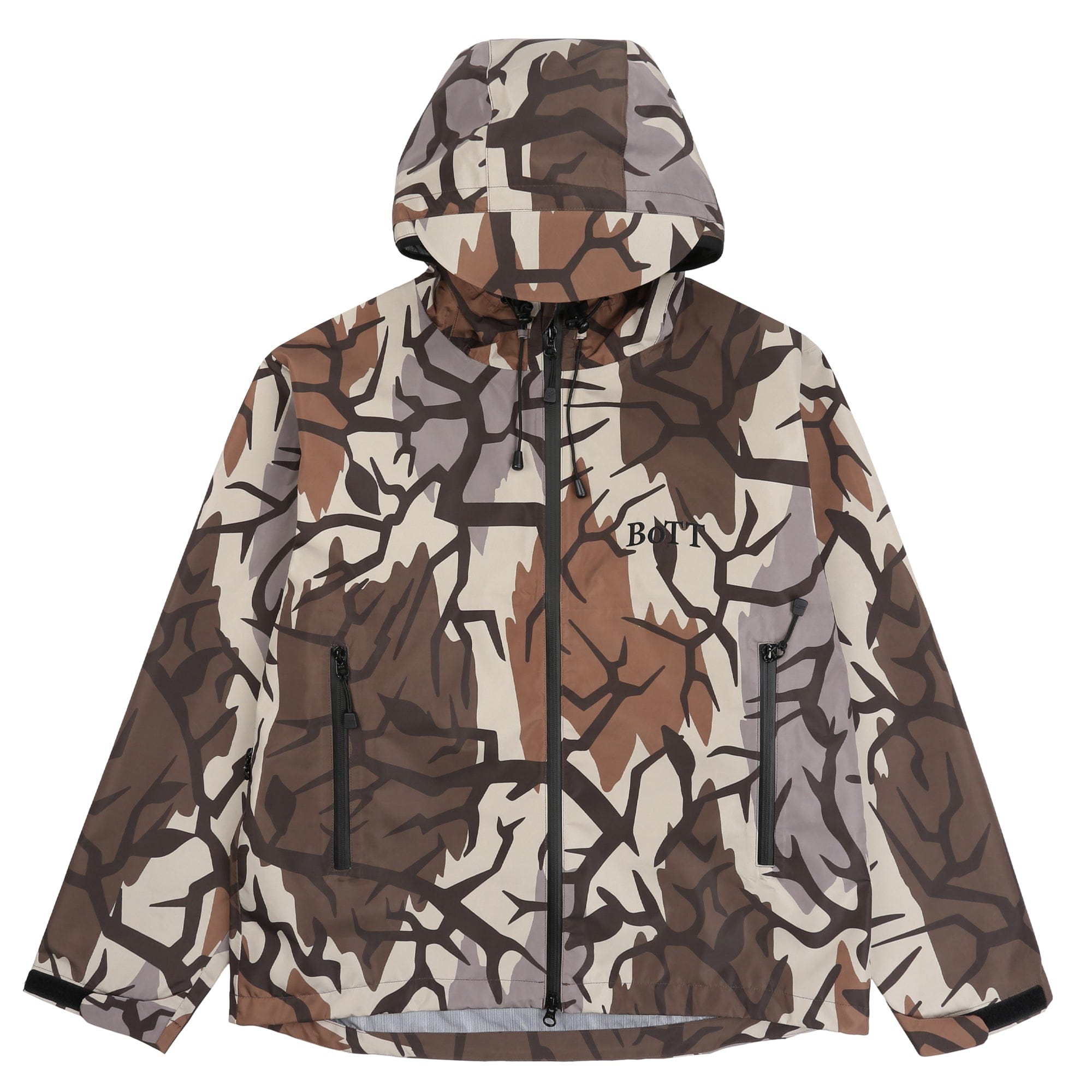 Bott Camo Shell Jacket - Brown