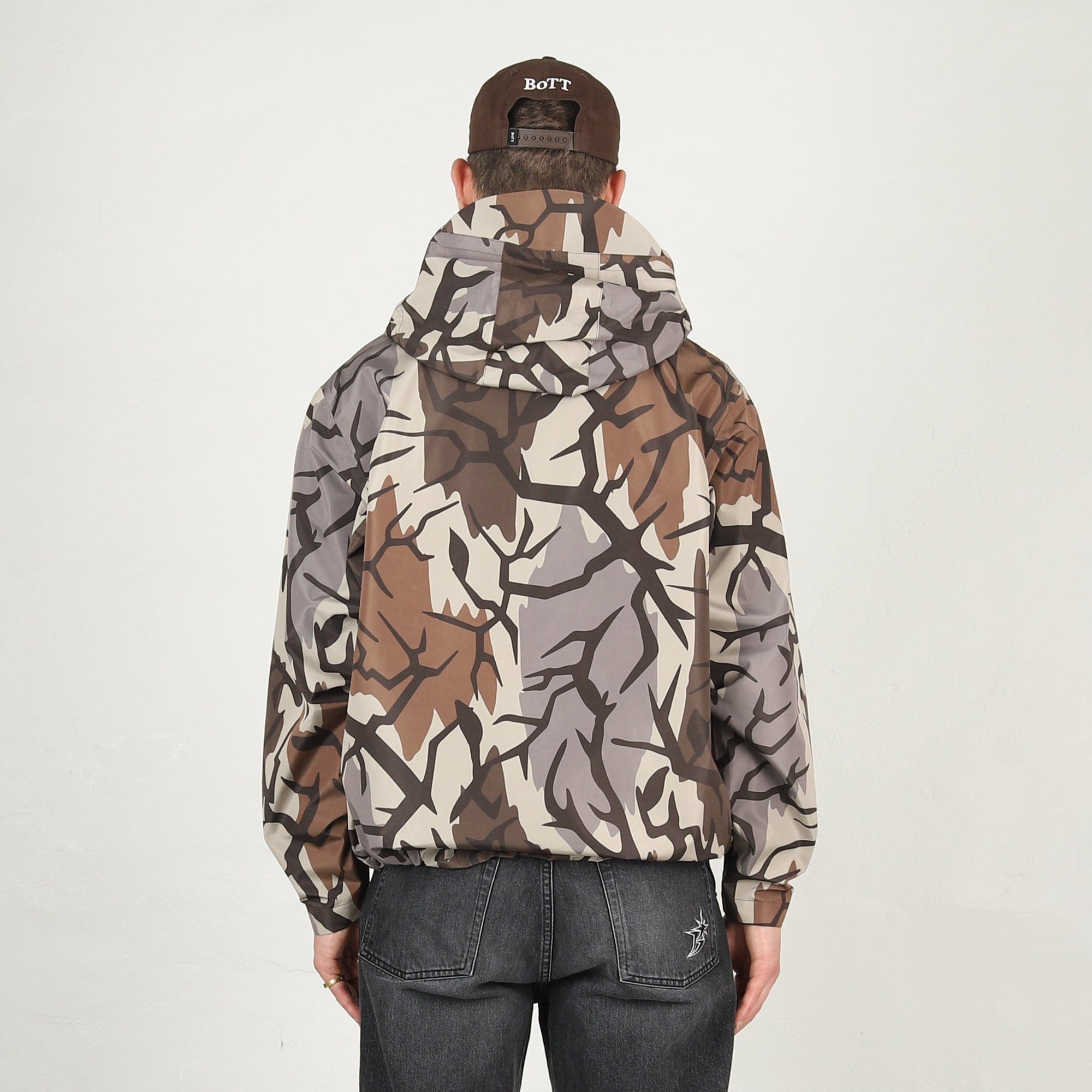 Bott Camo Shell Jacket - Brown
