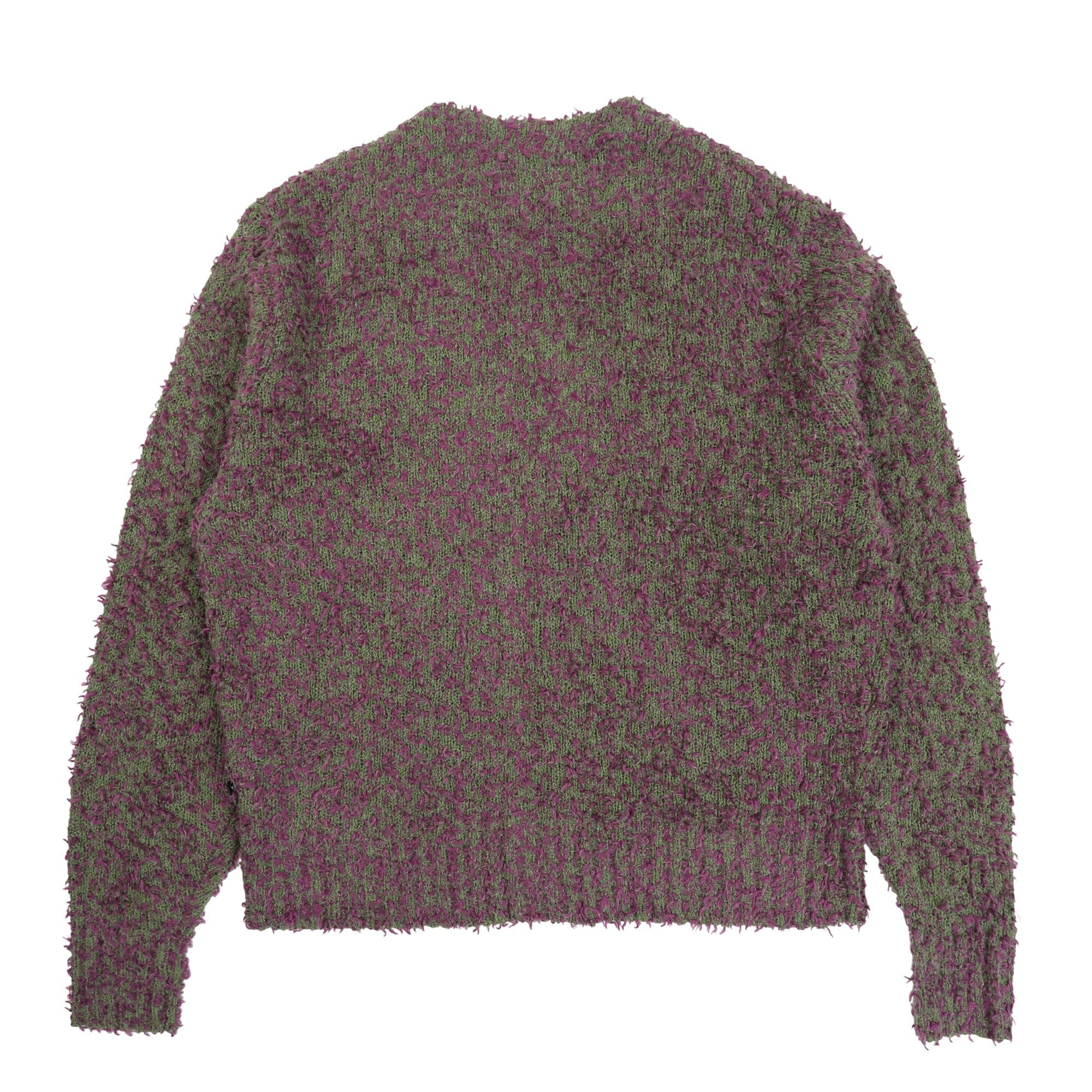 Stussy Textured Cardigan- Purple/Green