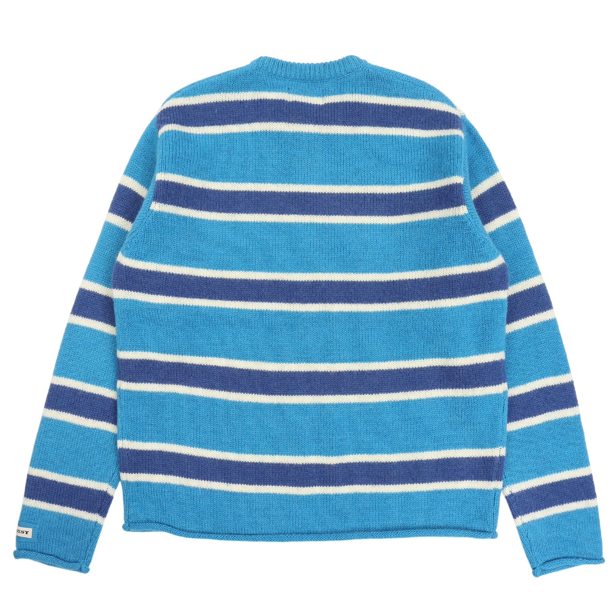 Stussy Striped Wool Sweater- Blue