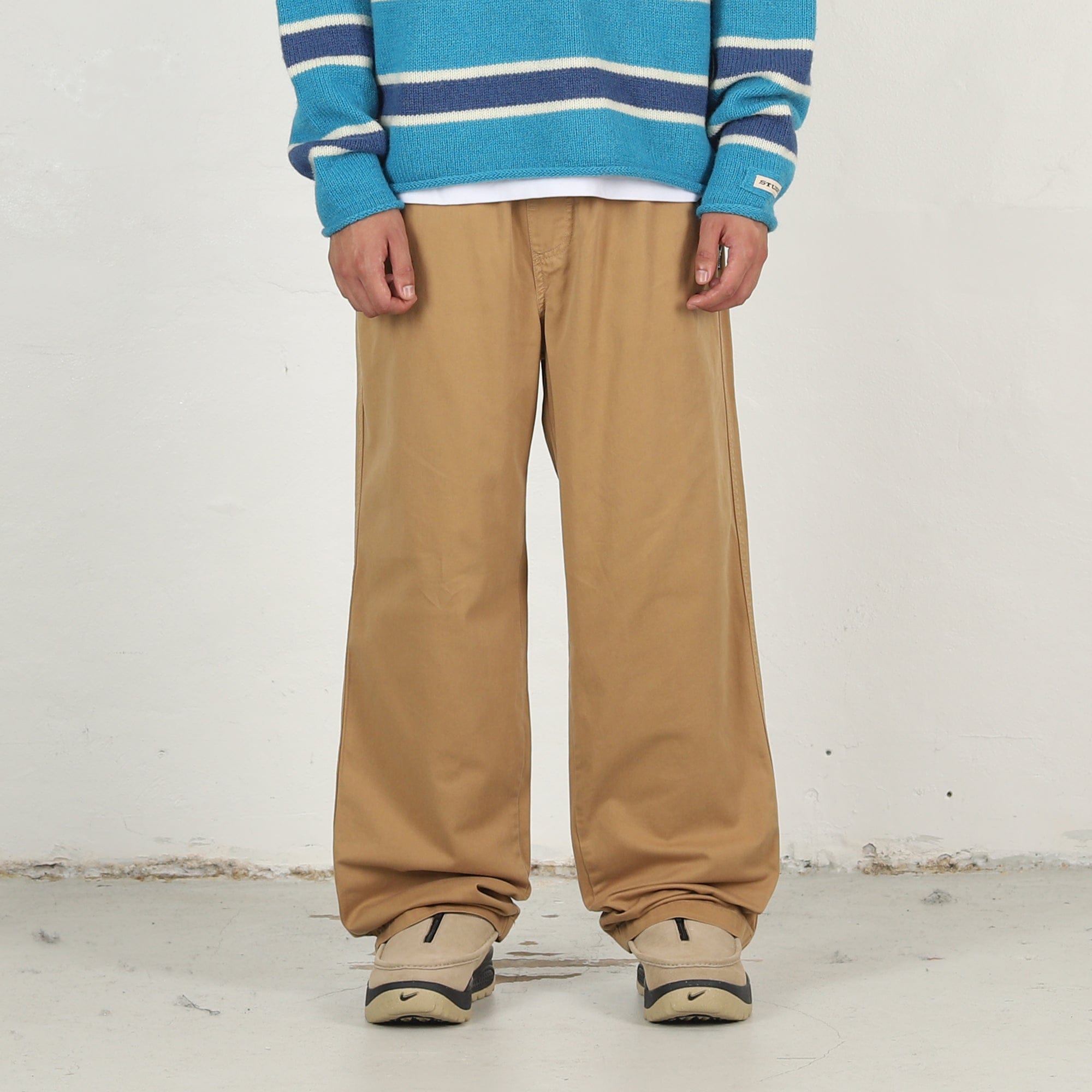 Stussy Beach Pant Cotton Twill- Khaki