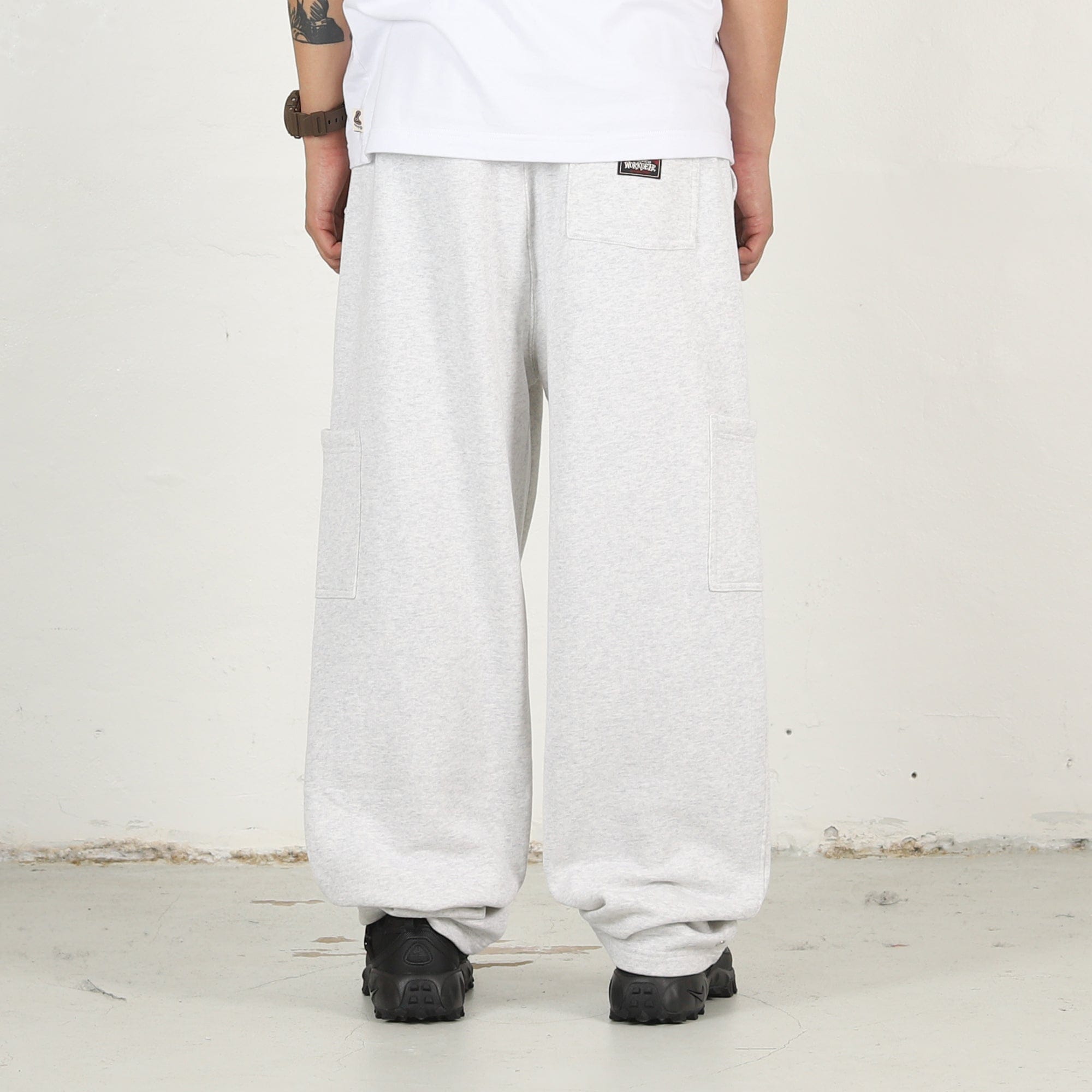 Stussy Utility Fleece Pant- Ash Heather