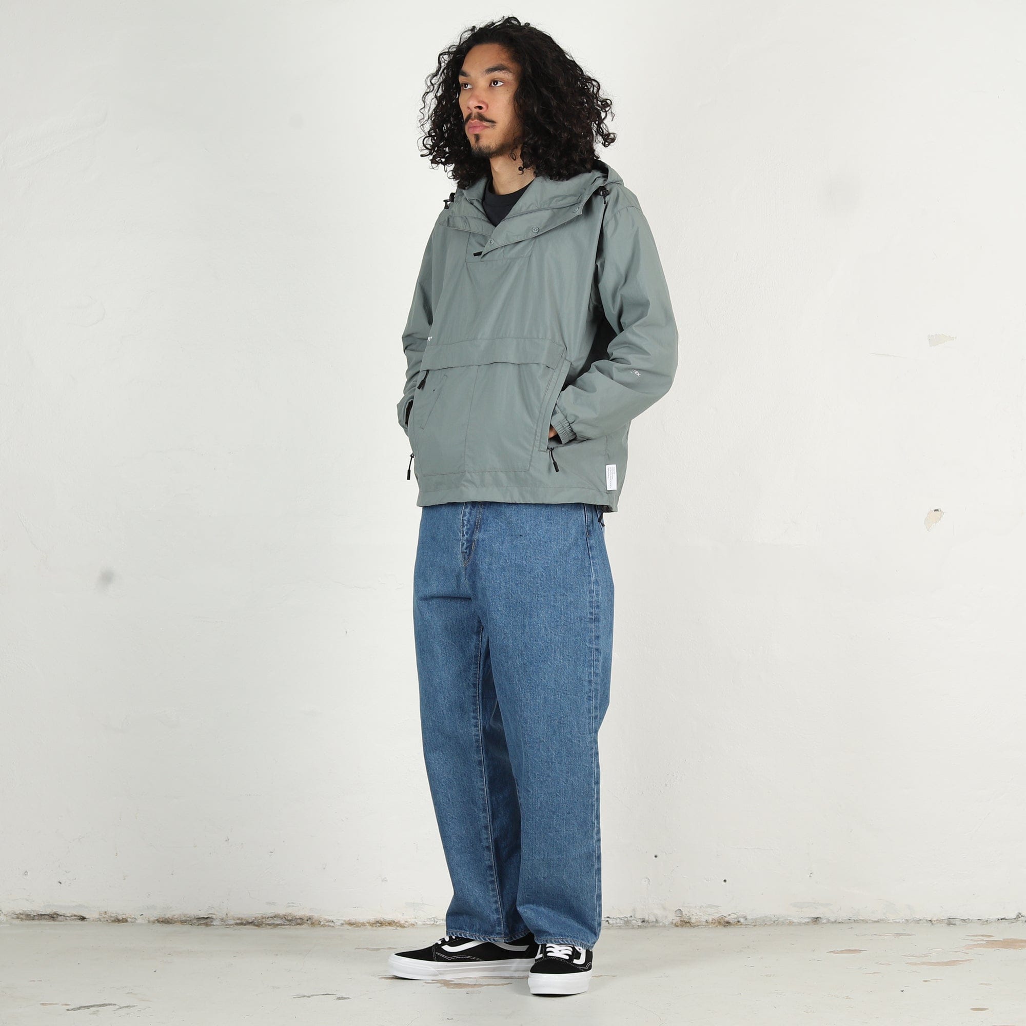Wtaps Sbs Jacket Nylon Tussah Pertex - Grey Price in Oman