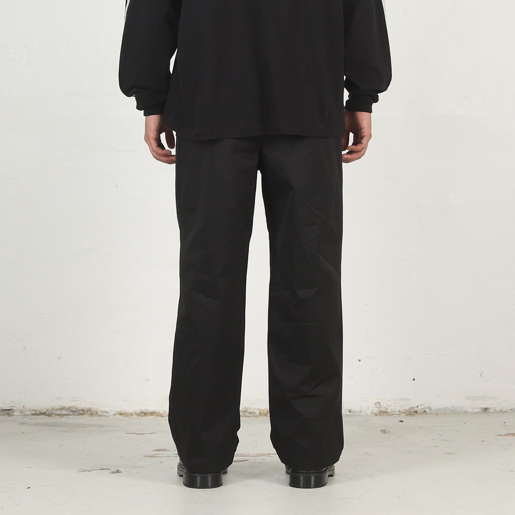 Descendant Clasp Duck Webbing Trousers - Black