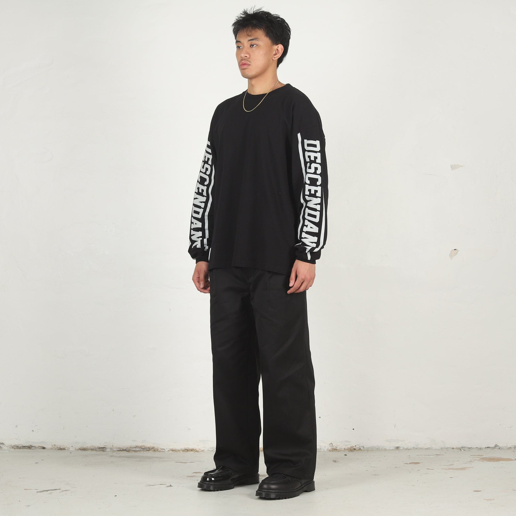 Descendant Clasp Duck Webbing Trousers - Black