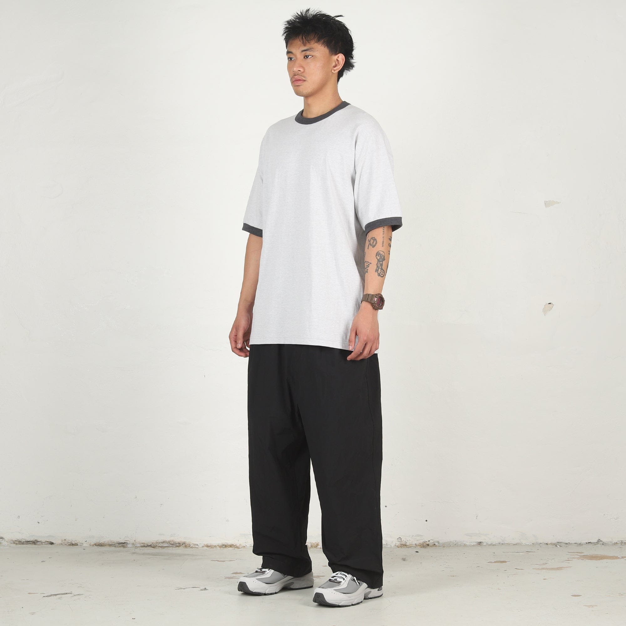 CDG HOMME Polyester Weather Pants - Black
