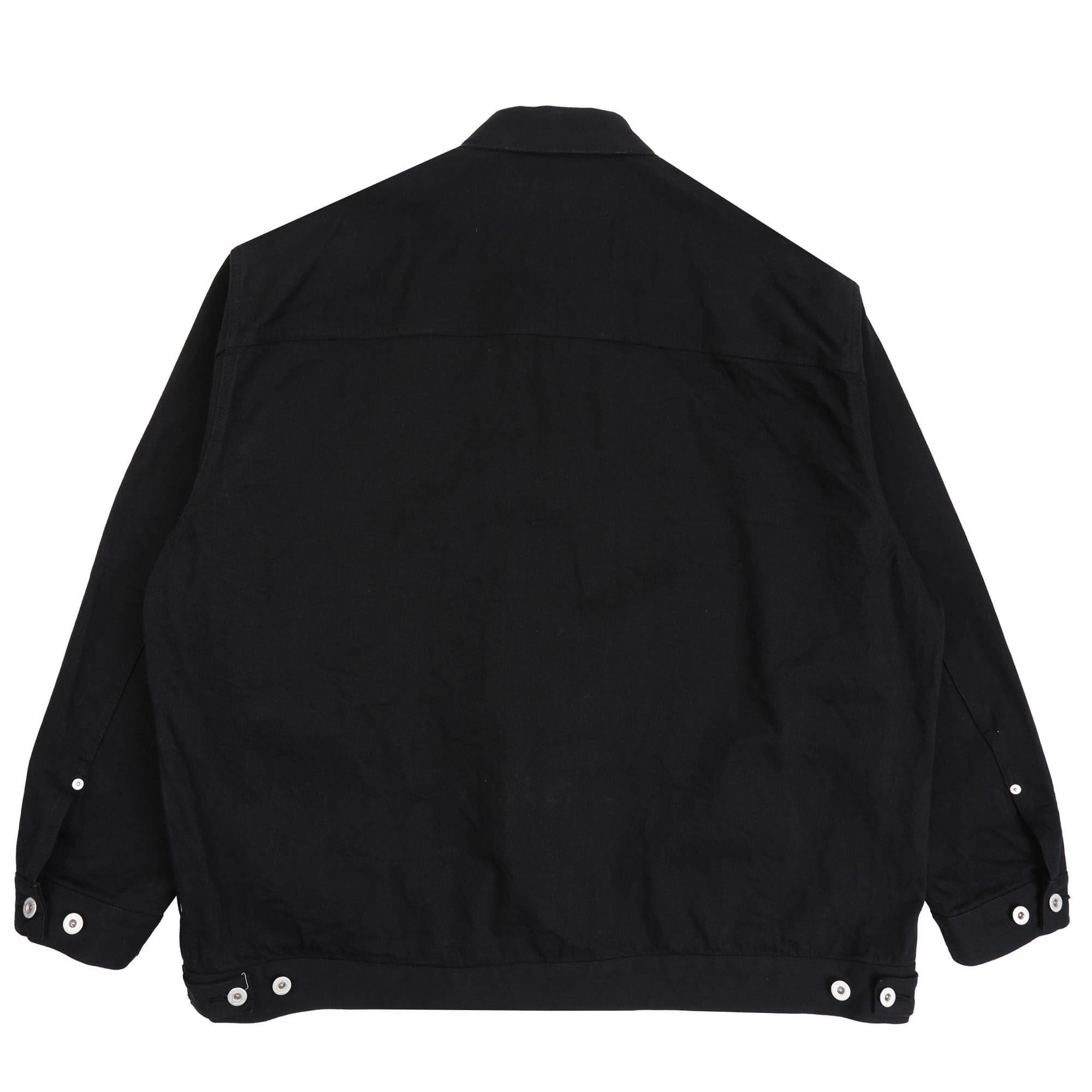 CDG HOMME Denim Garment Washed Jacket - Black