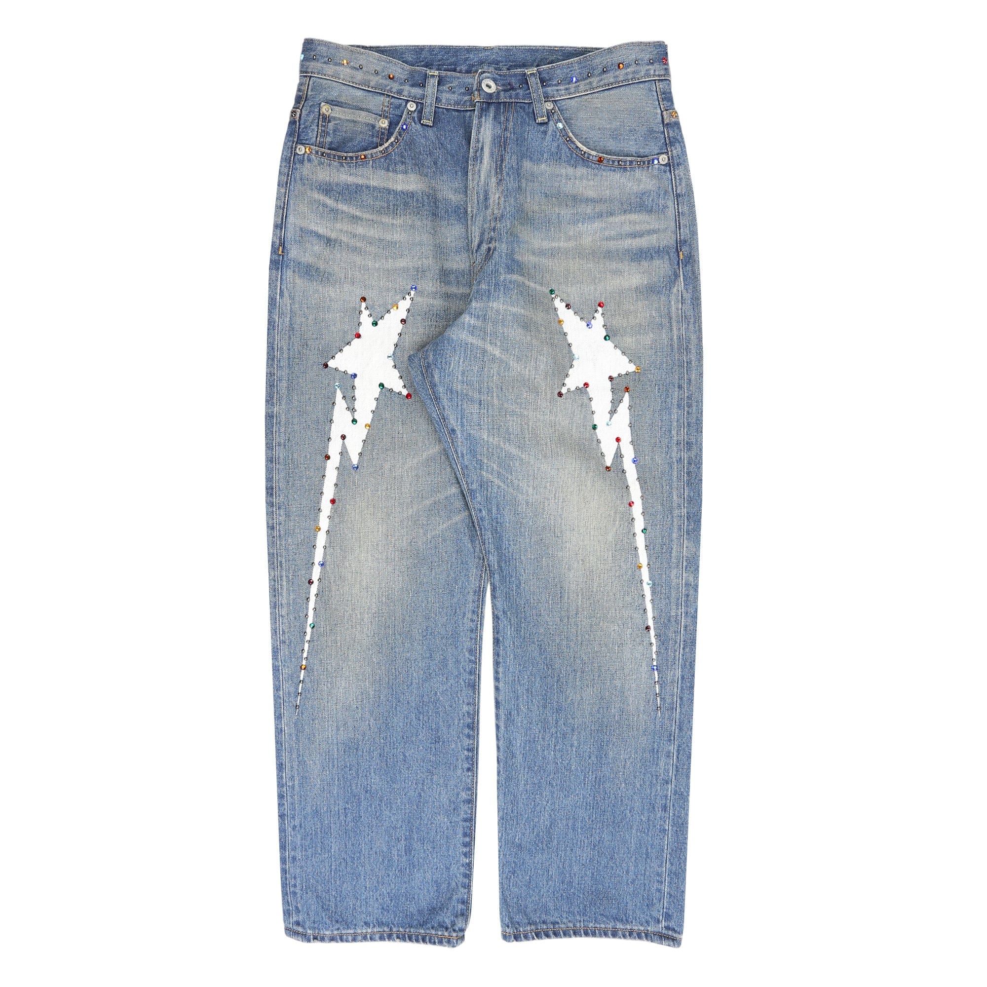 BAPE Color Stone 13 oz Denim Pants - Indigo