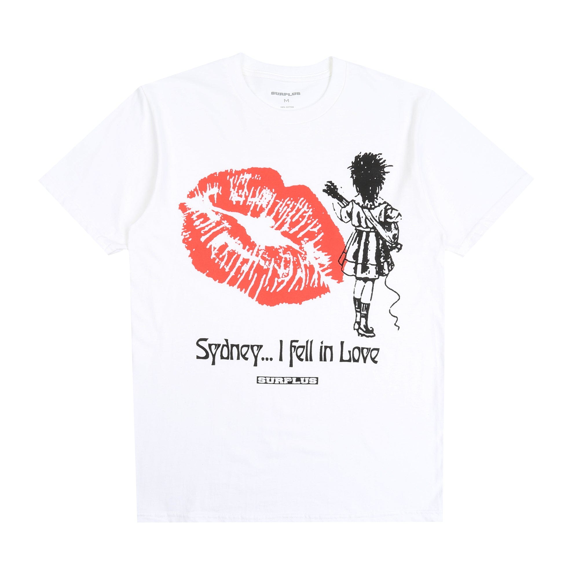 SURPLUS Fell In Love SS T-Shirt- White