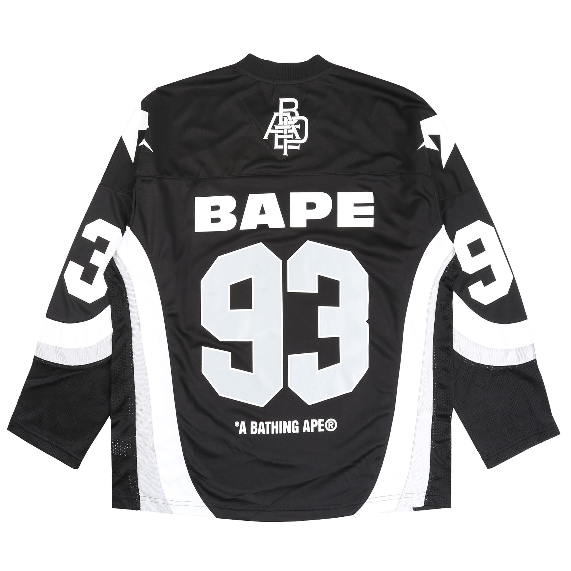 BAPE Line Camo Jacquard Ice Hockey Jersey - Black
