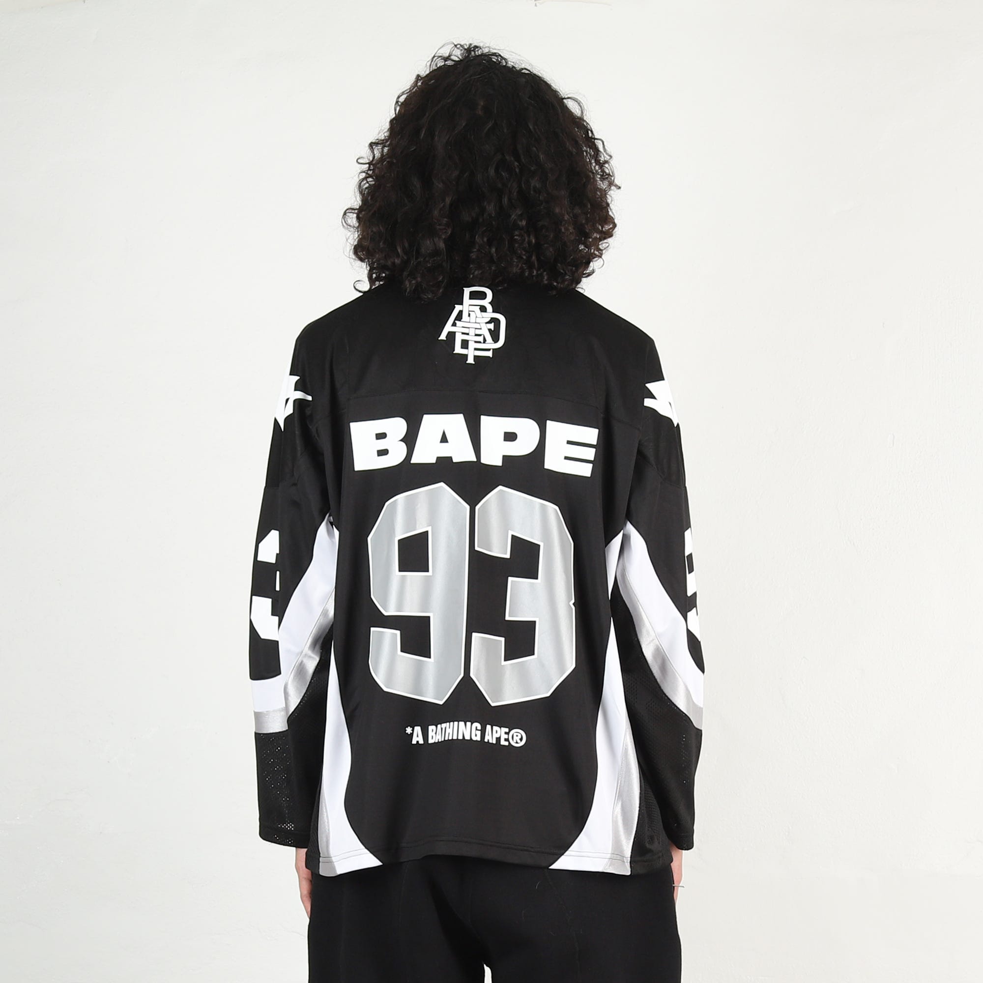 BAPE Line Camo Jacquard Ice Hockey Jersey - Black