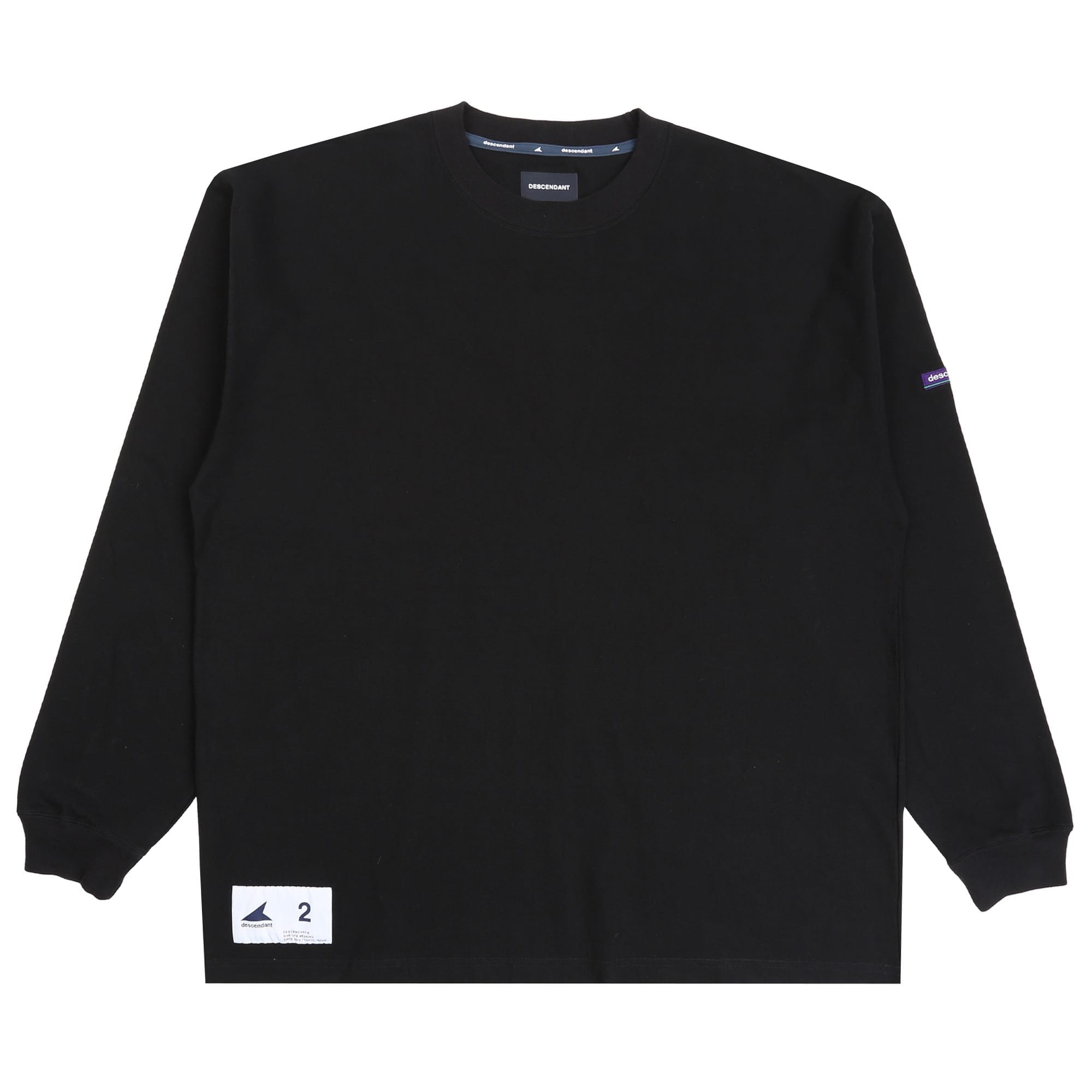 Descendant Horizon Organic LS T-Shirt - Black