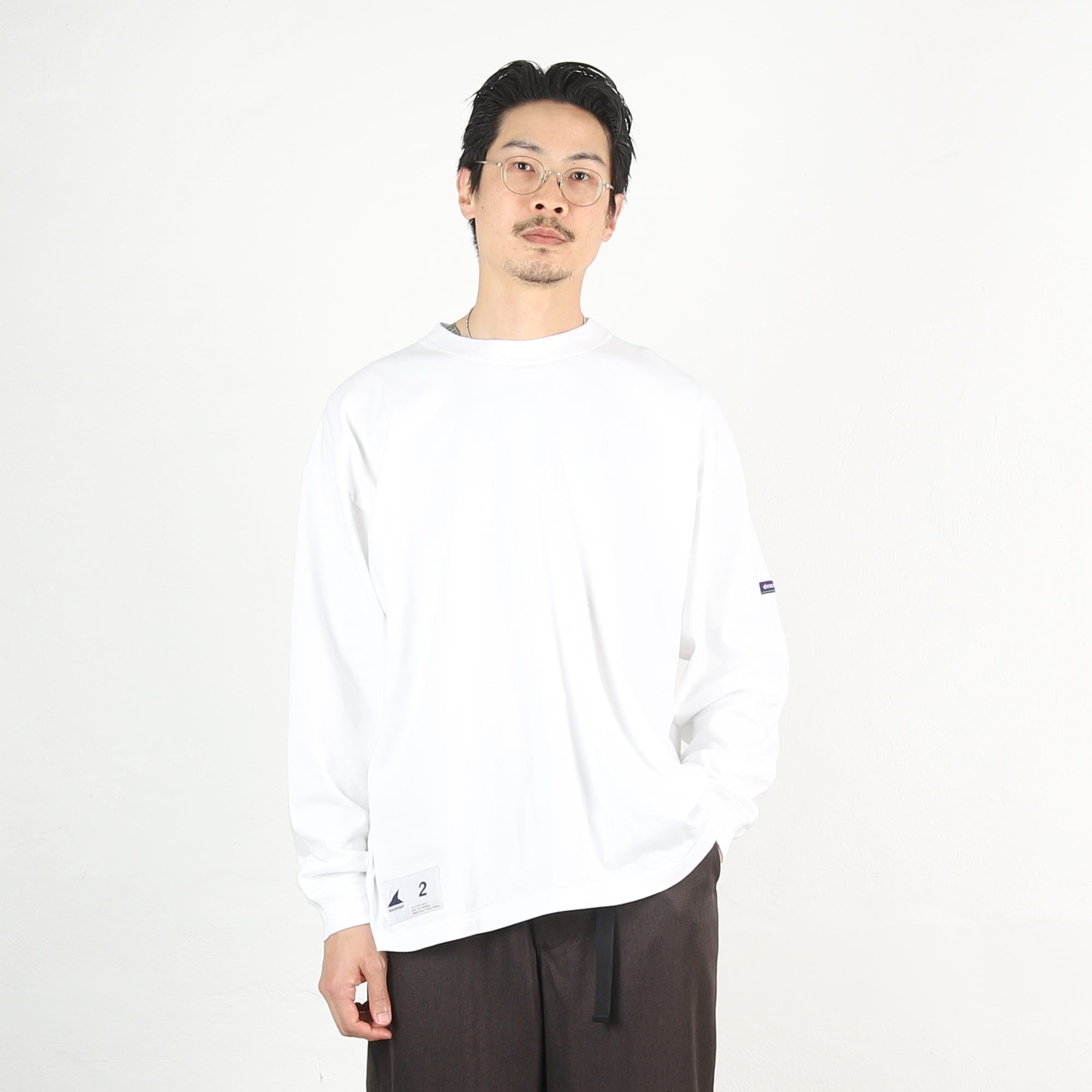 Descendant Horizon Organic LS T-Shirt - White