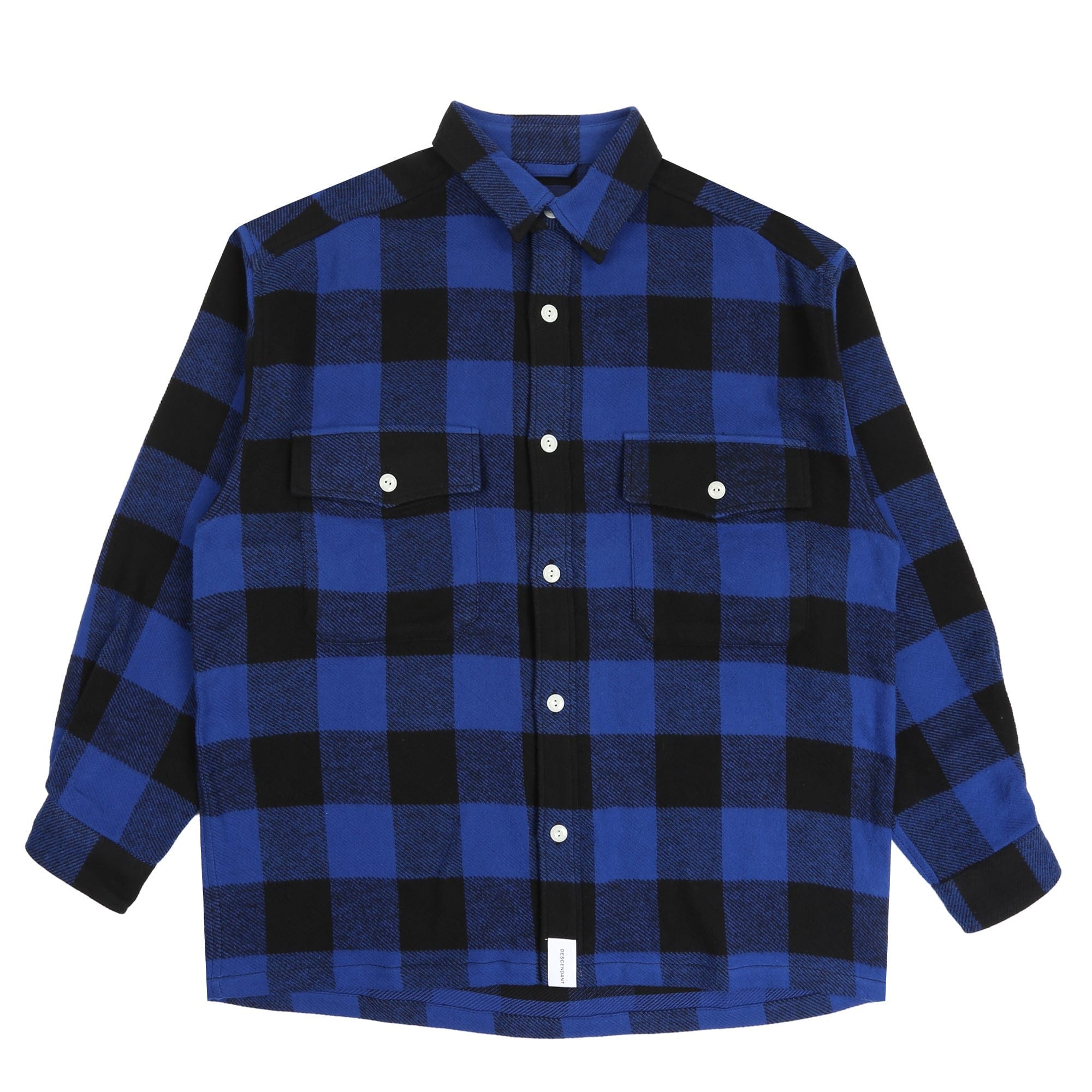 Descendant Vanning Plaid LS Shirt - Blue