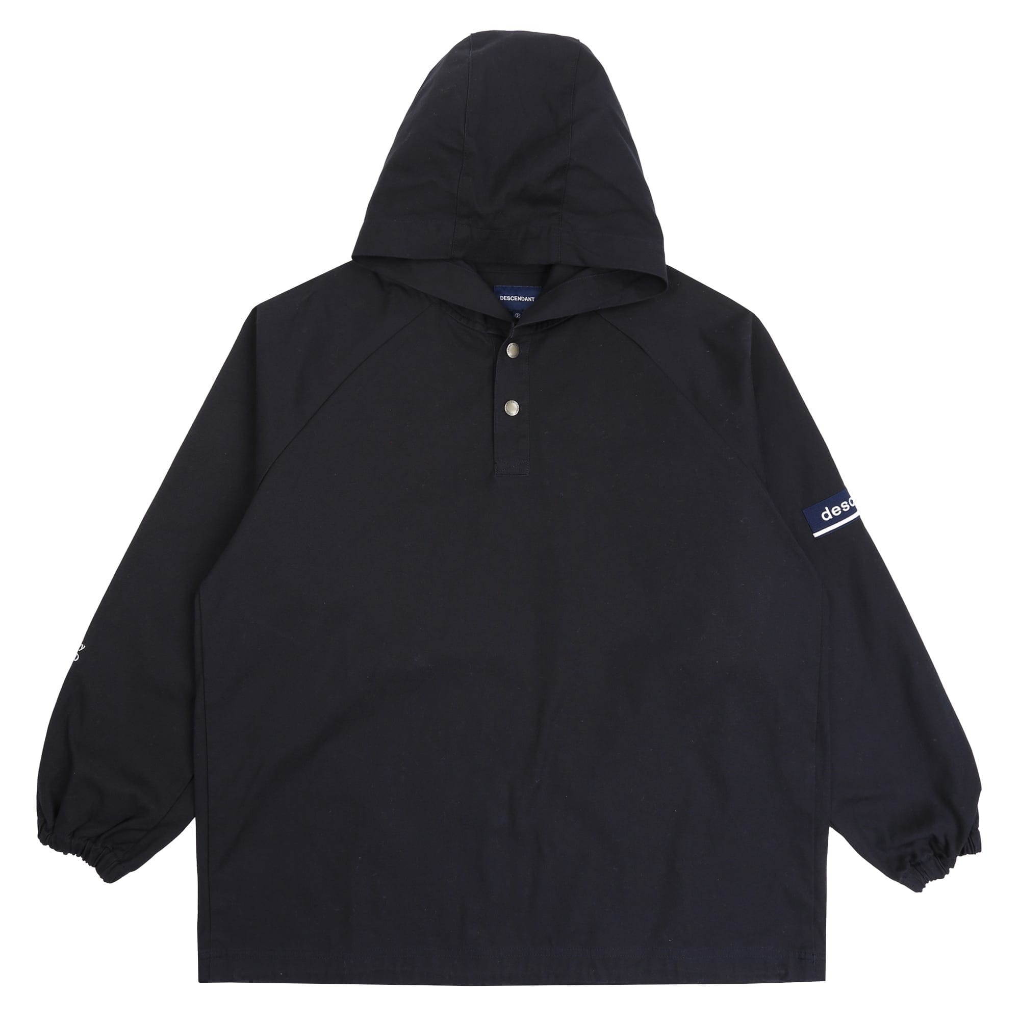 Descendant Mole Hooded LS Shirt - Black