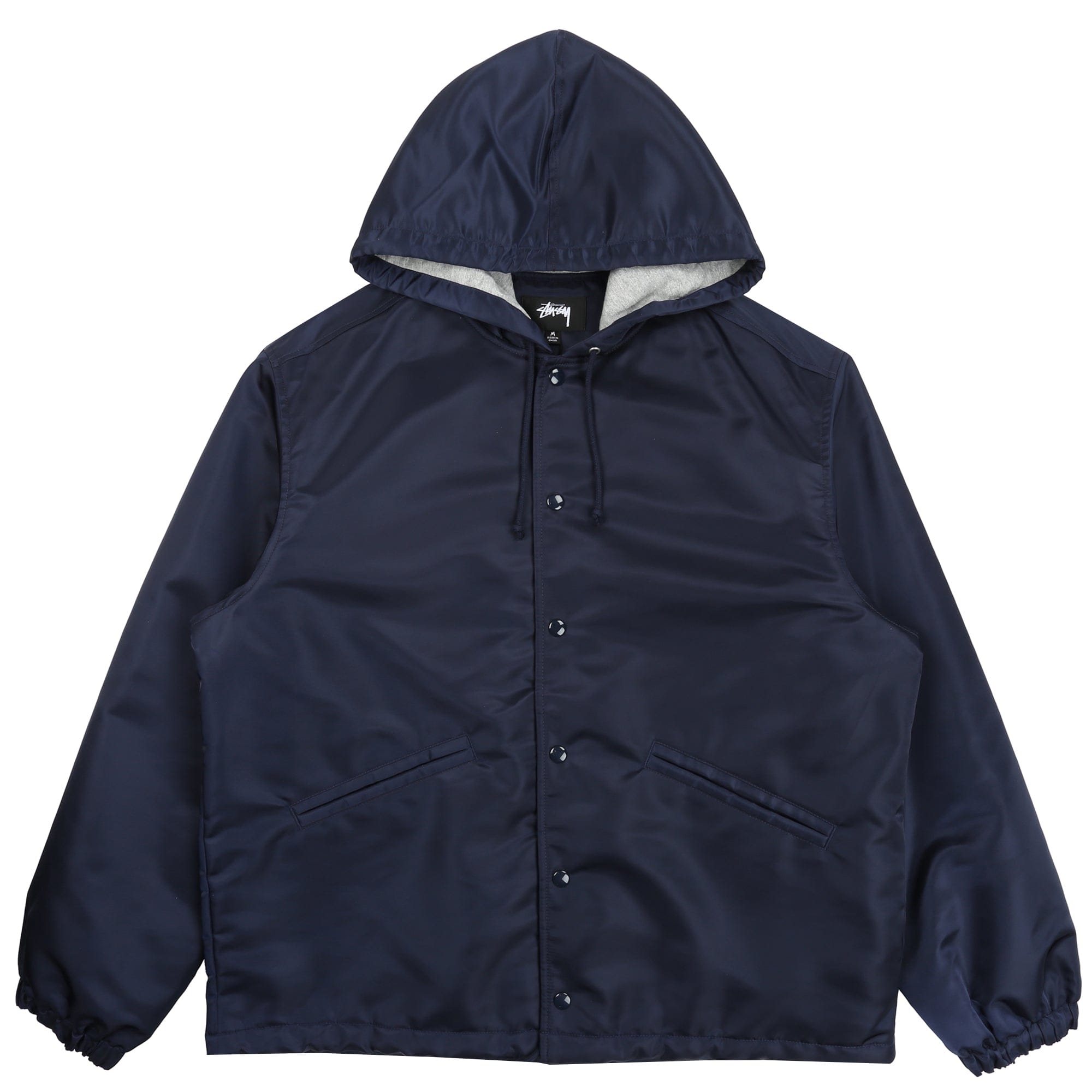 Stussy Hooded Coaches Jacket- Navy