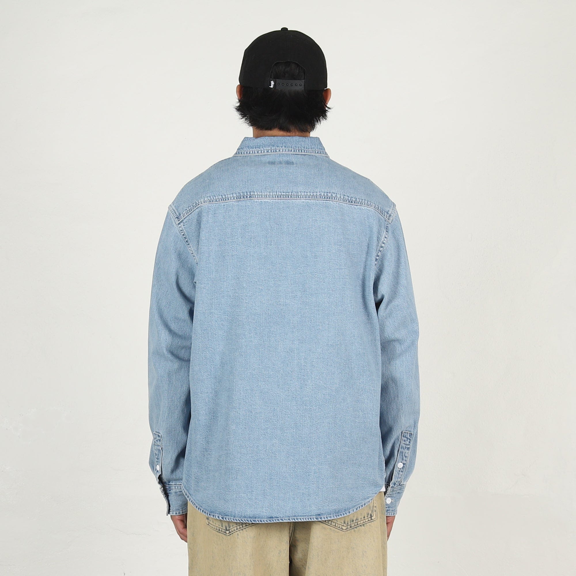 Stussy Work Denim Shirt- Light Denim