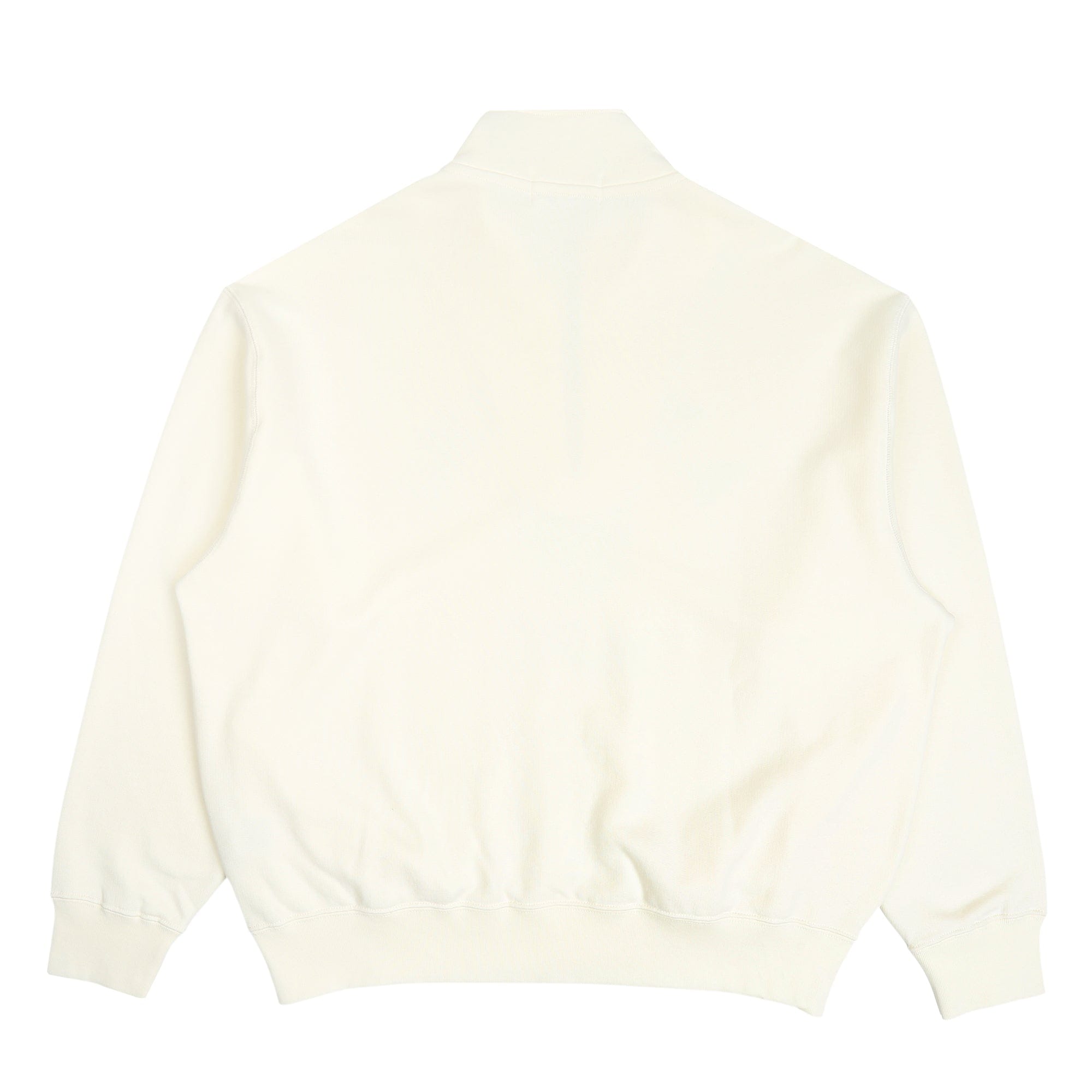 BAPE College Half Zip Relaxed Sweatshirt - Ivory