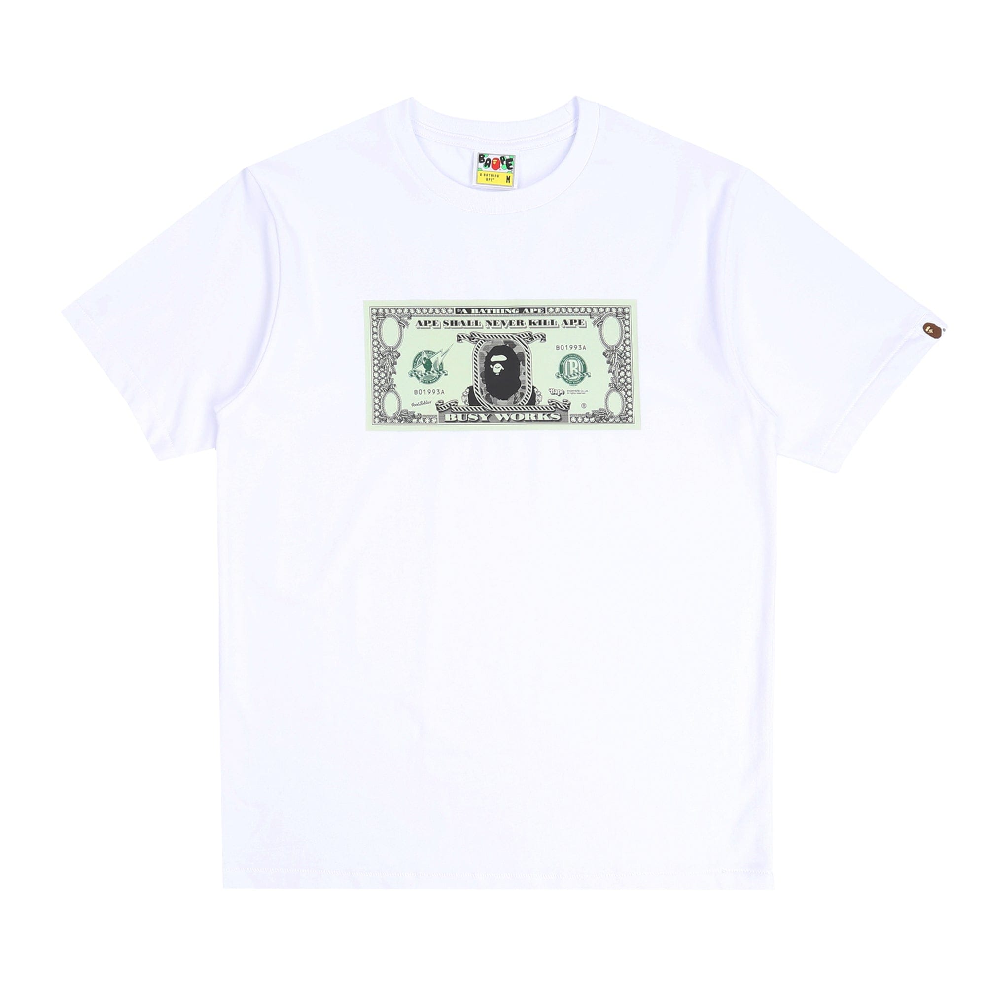 BAPE Banknote T-Shirt - White
