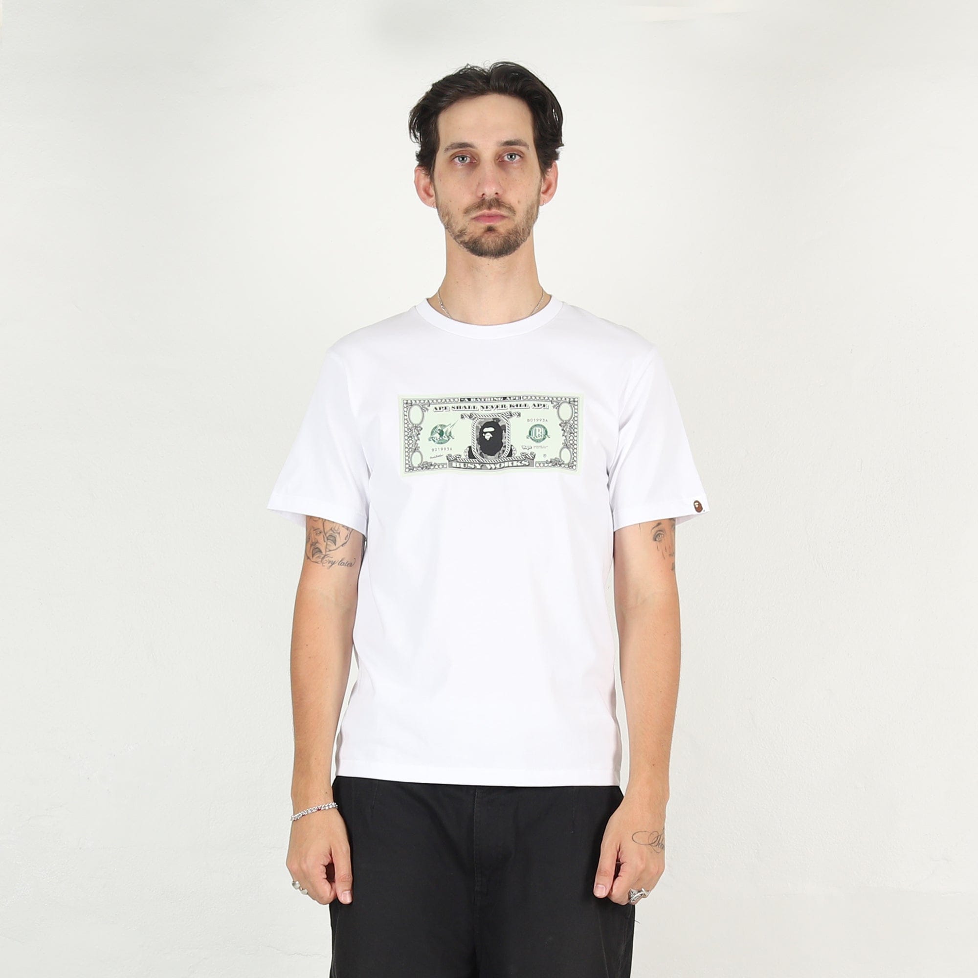 BAPE Banknote T-Shirt - White