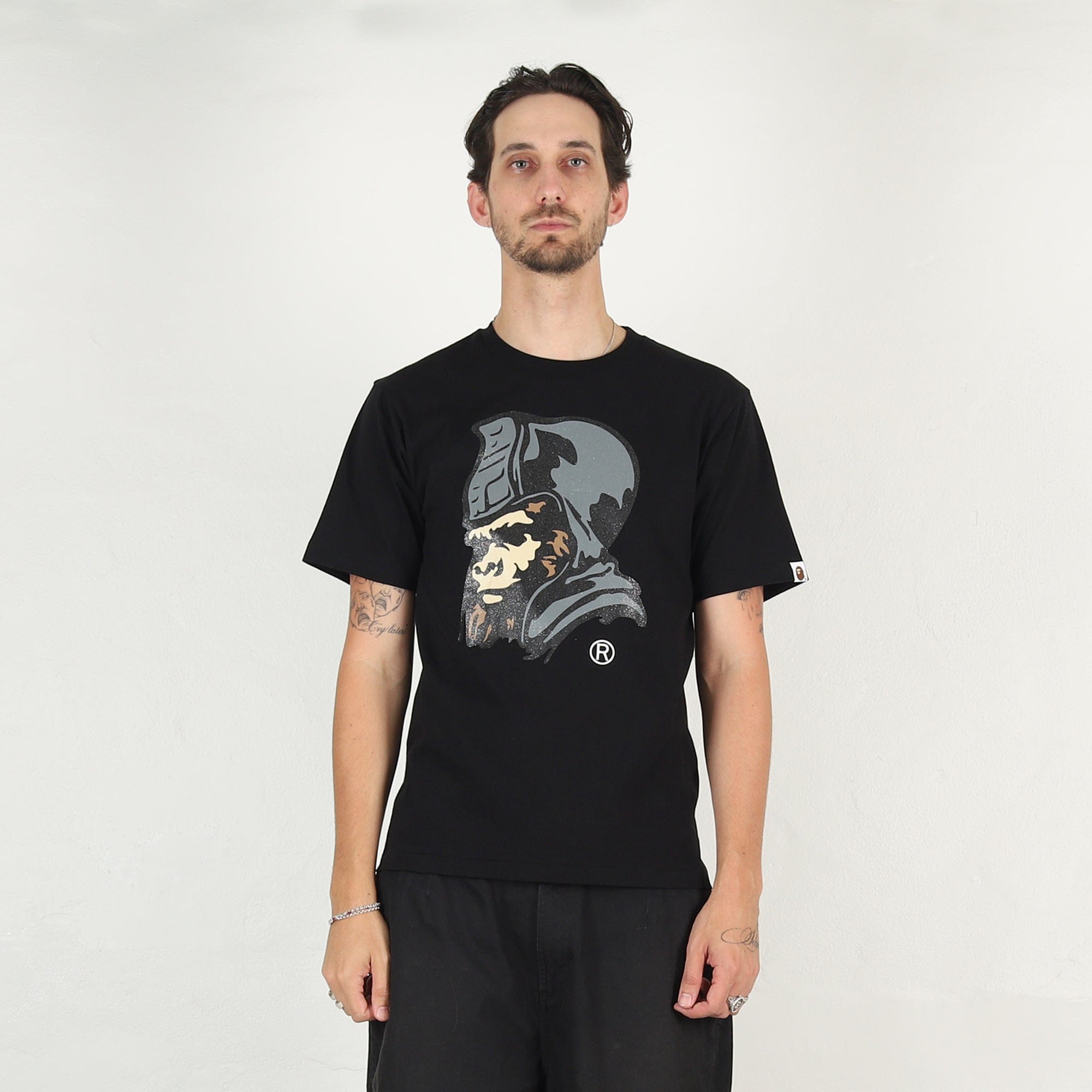 BAPE Glitter General T-Shirt - Black