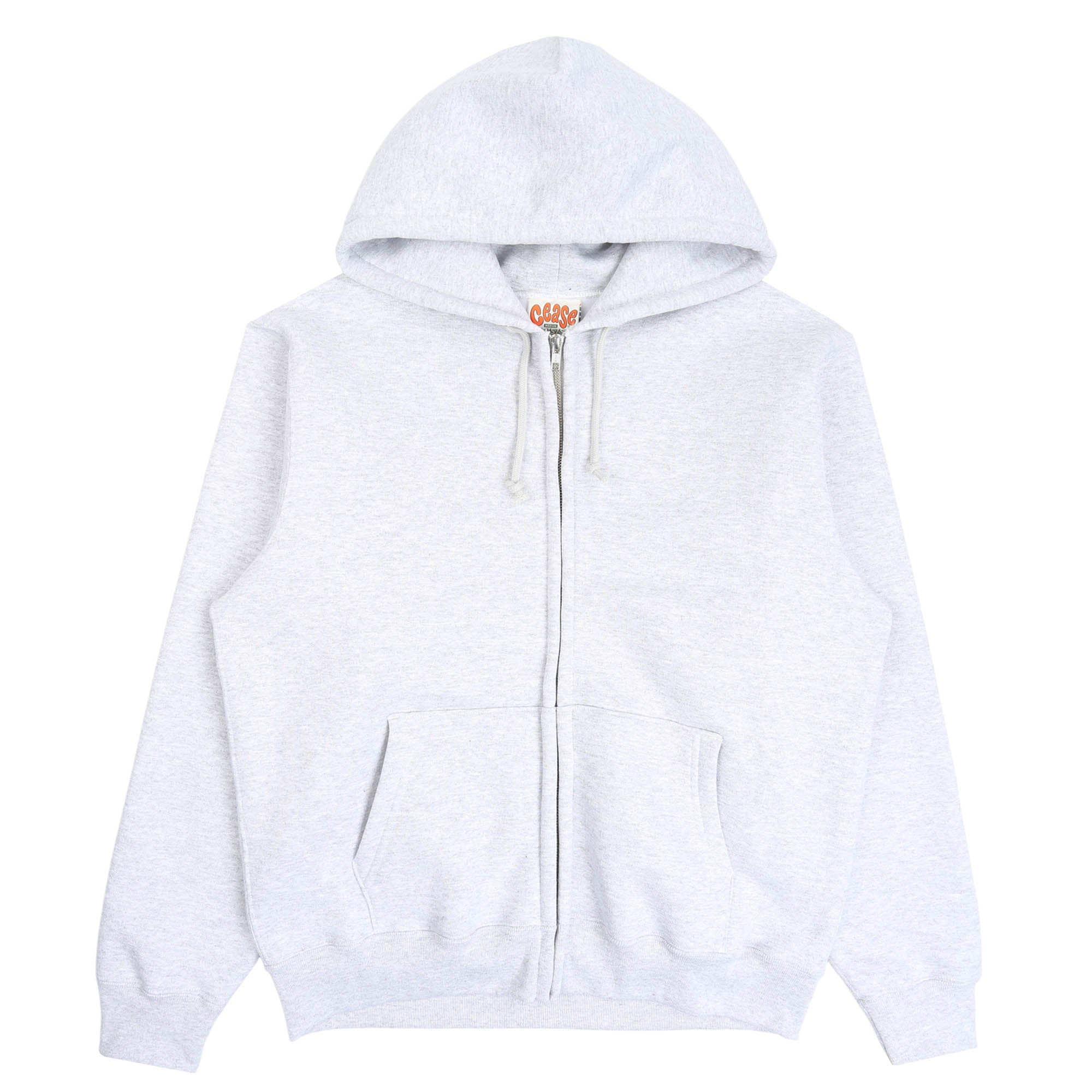 Cease Standard Zip Hoodie - Ash Grey