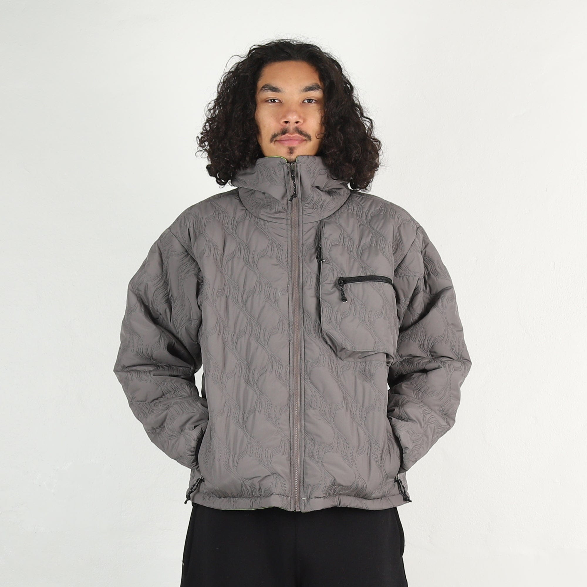 Cease C's Parka - Steel/Gecko Green