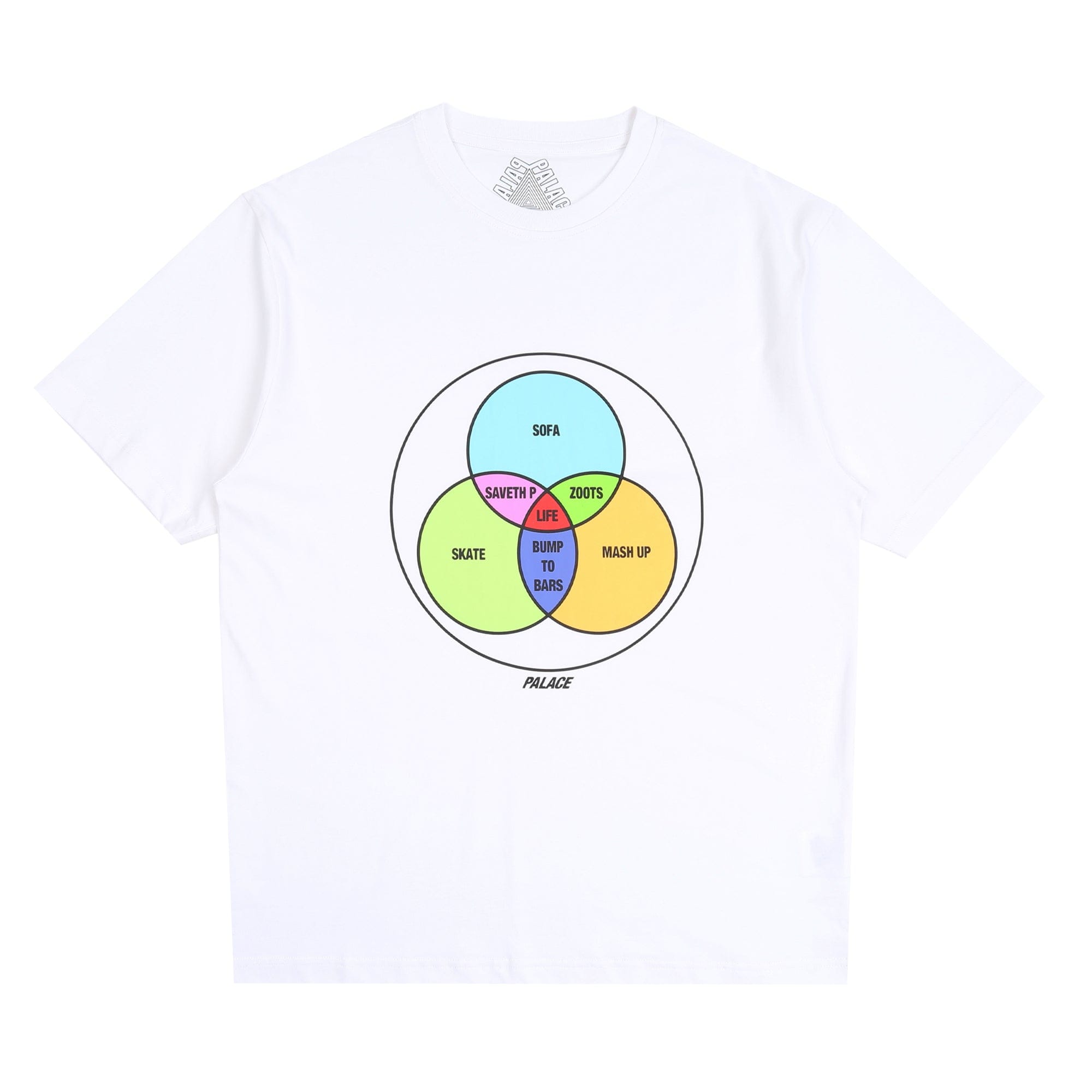 Palace ZEN DIAGRAM T-SHIRT - WHITE
