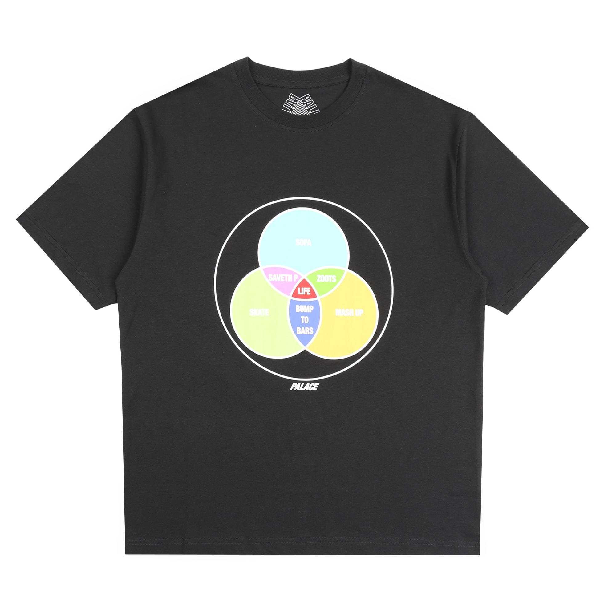 Palace ZEN DIAGRAM T-SHIRT - BLACK