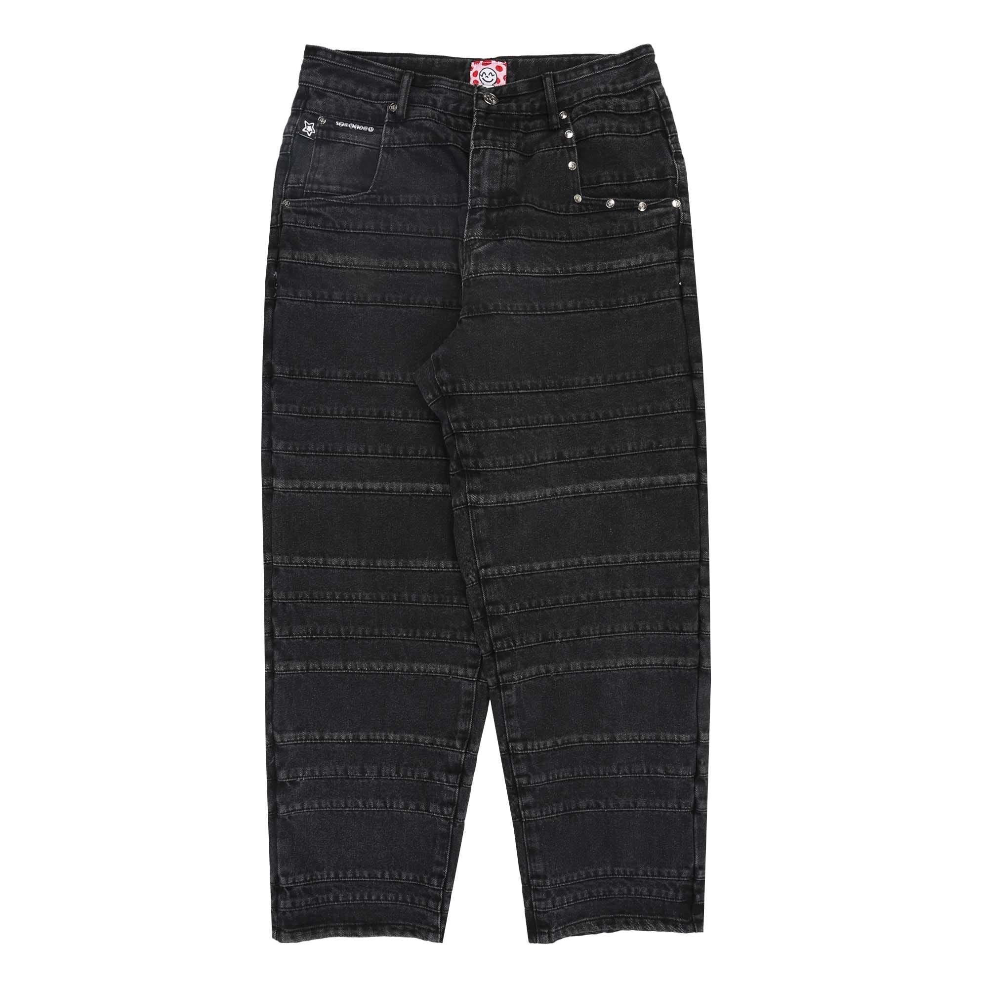Star Team Layered Star Jeans - Black