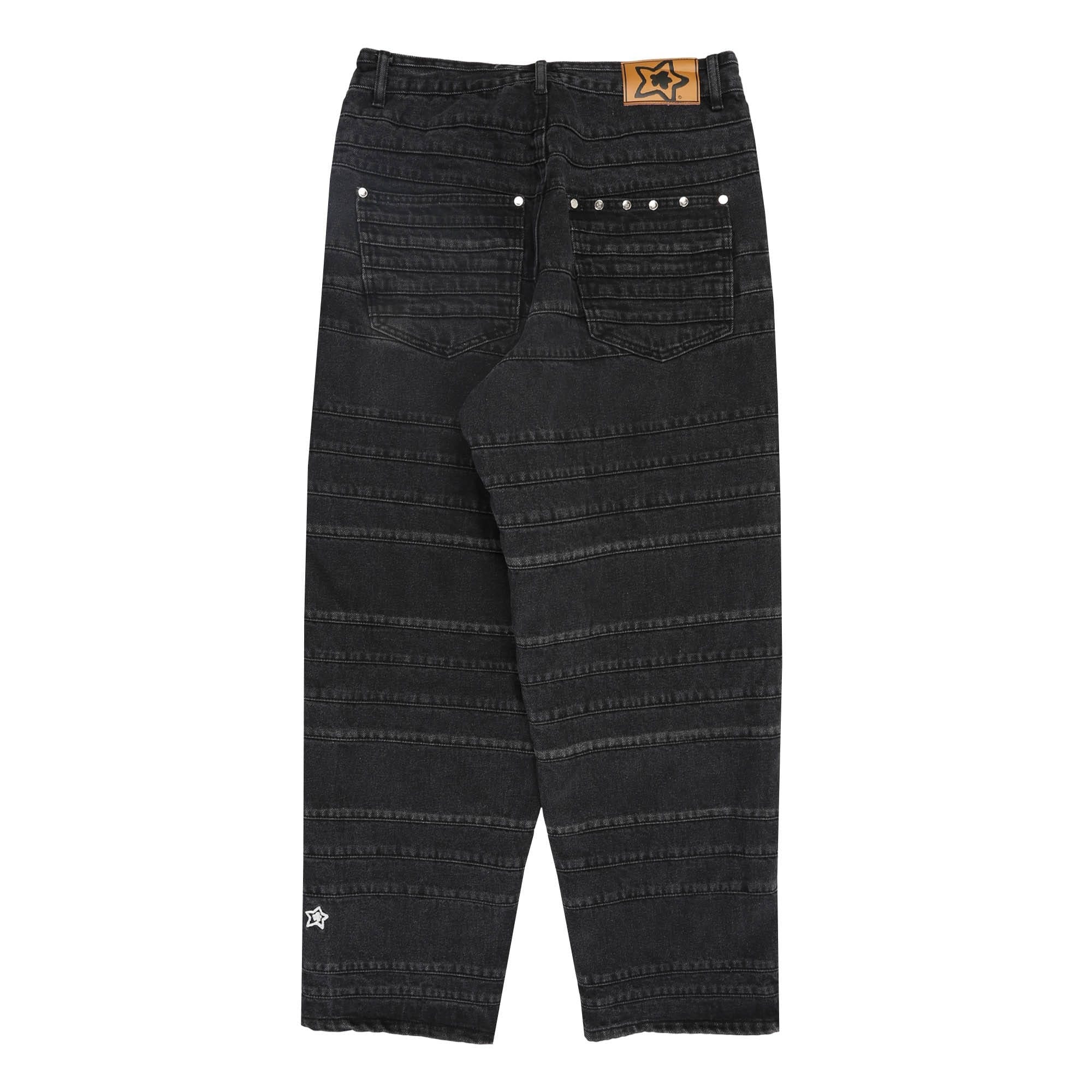 Star Team Layered Star Jeans - Black