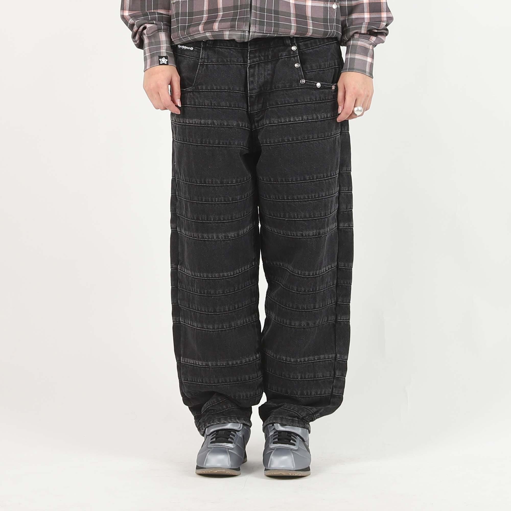 Star Team Layered Star Jeans - Black
