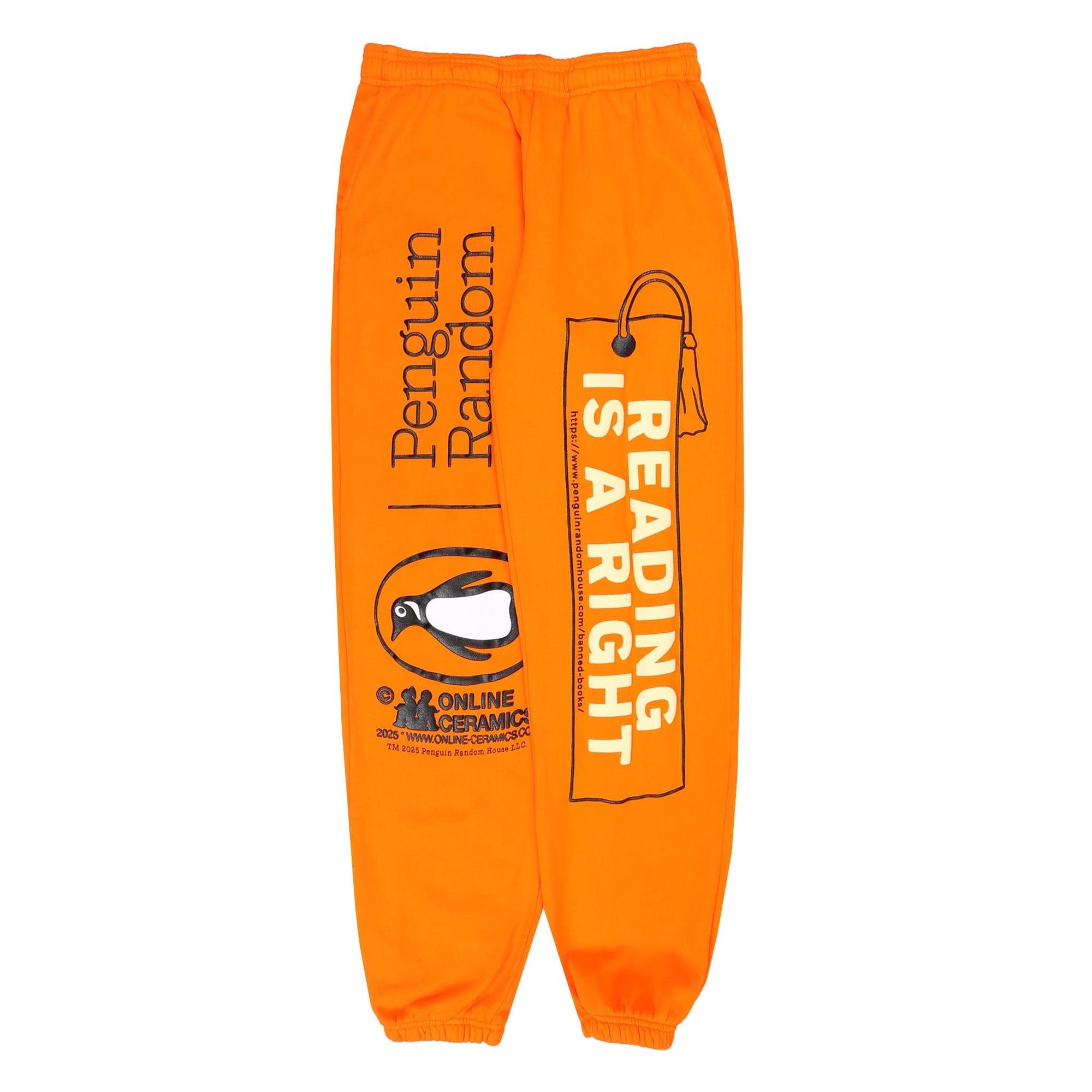 Online Ceramics Penguin Random House Reading Sweatpant - Rust