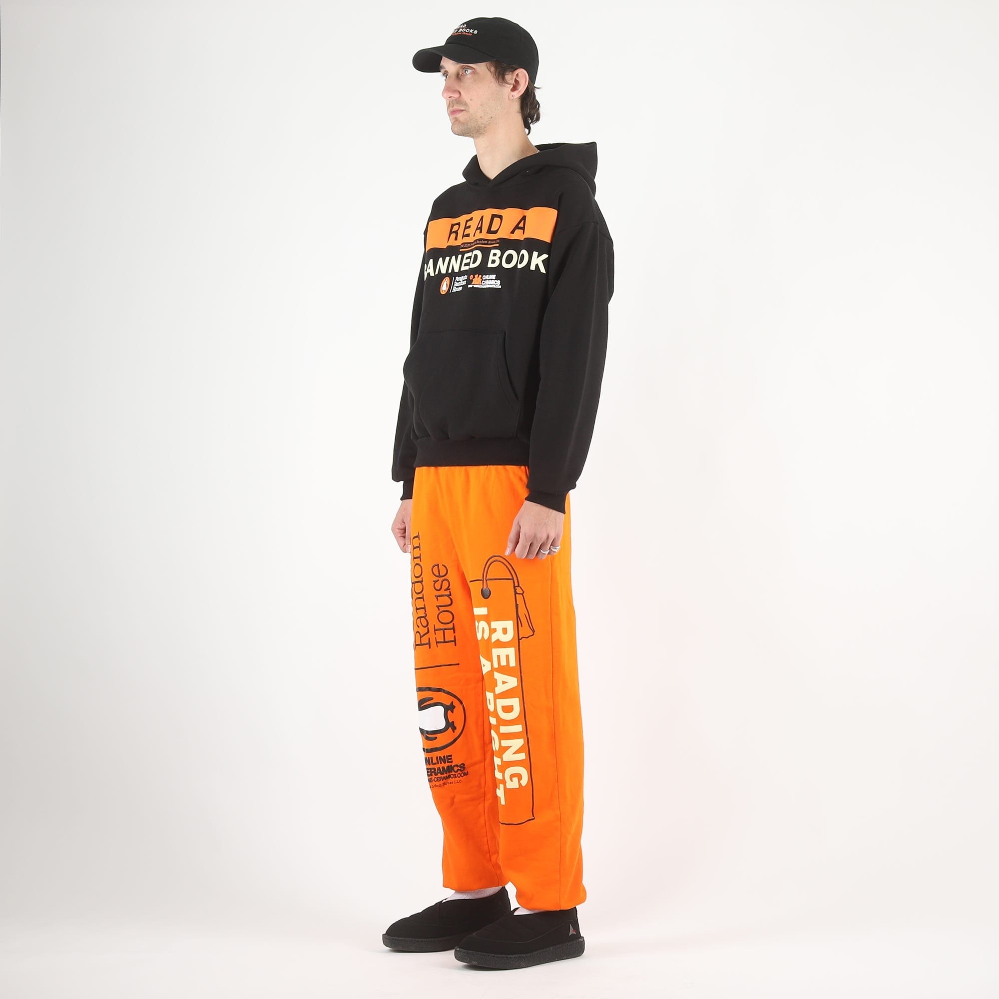 Online Ceramics Penguin Random House Reading Sweatpant - Rust