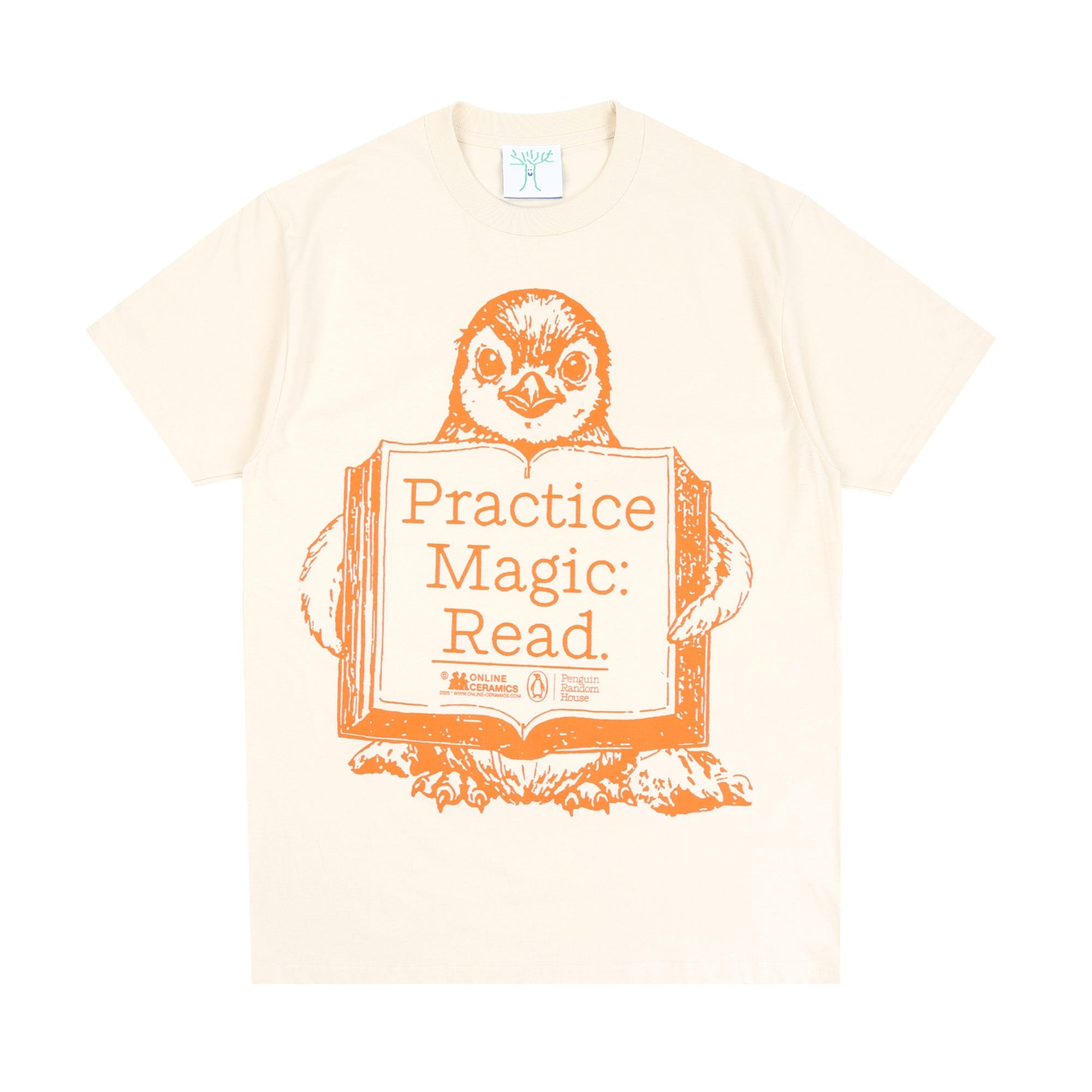 Online Ceramics Penguin Random House Magic T-Shirt - Cream