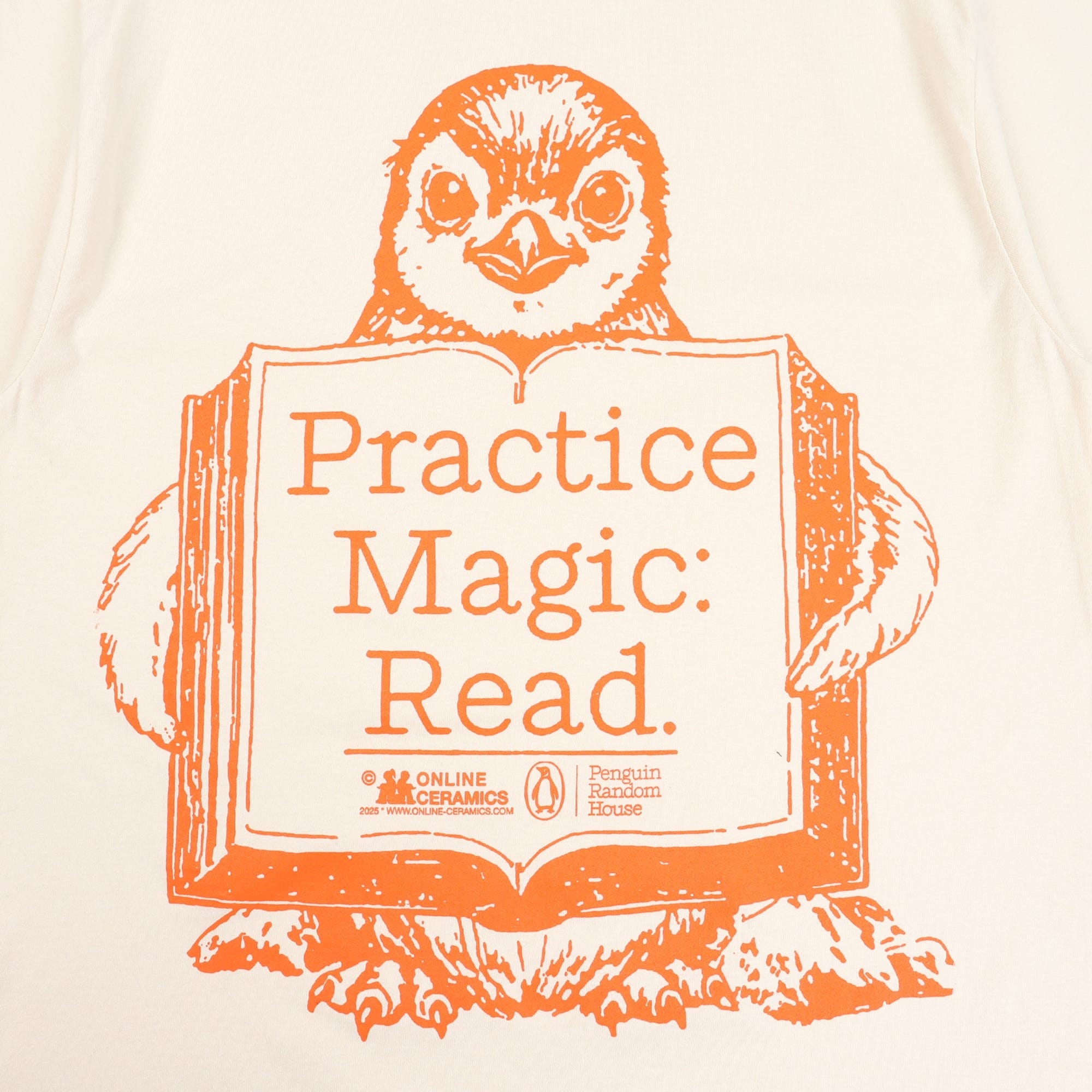 Online Ceramics Penguin Random House Magic T-Shirt - Cream