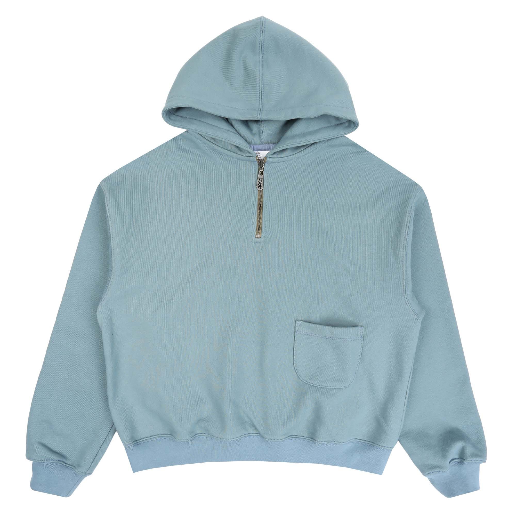 Lttt 1/3 Zip Hoodie - Pond Water