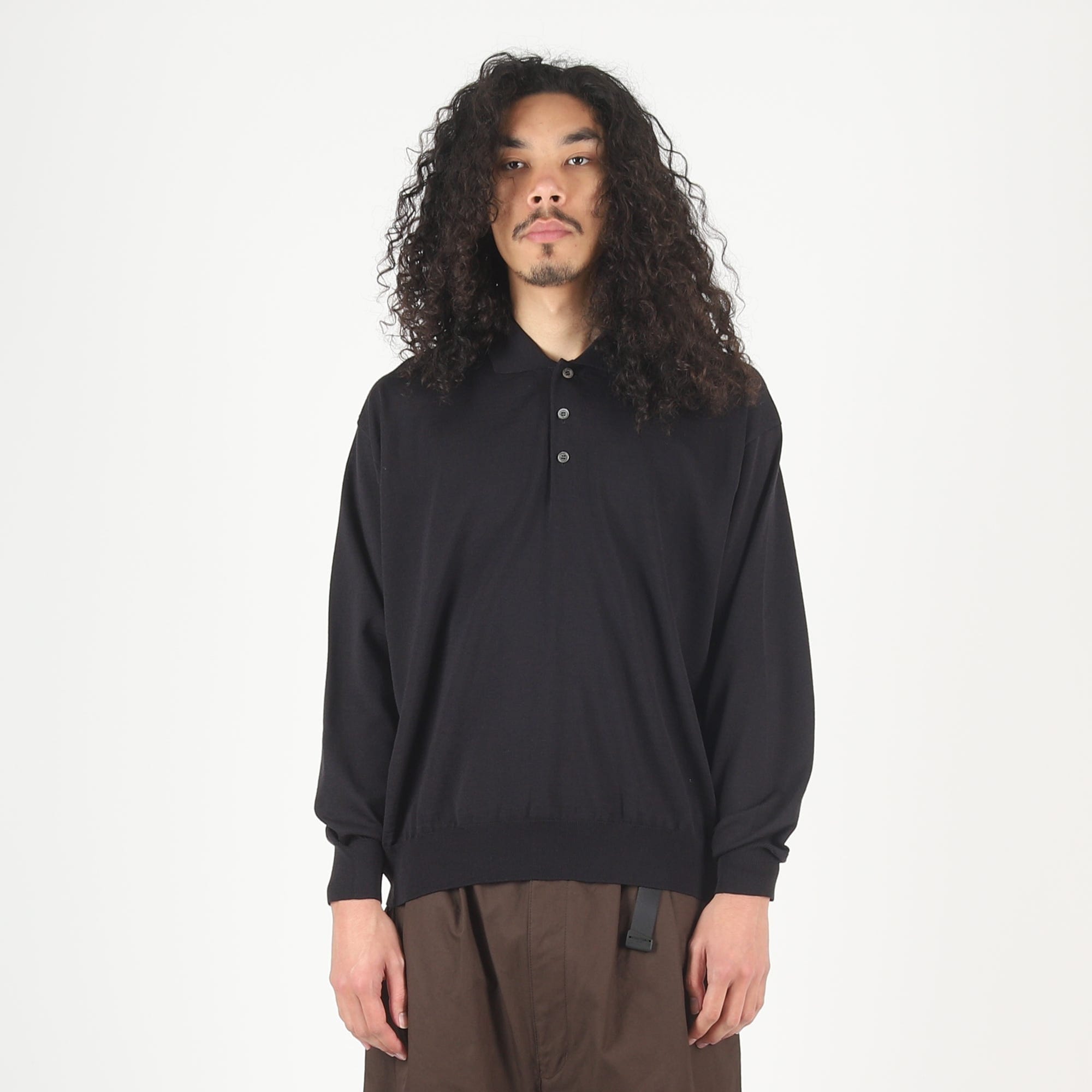 CDG HOMME Worsted Wool Jersey - Dark Navy