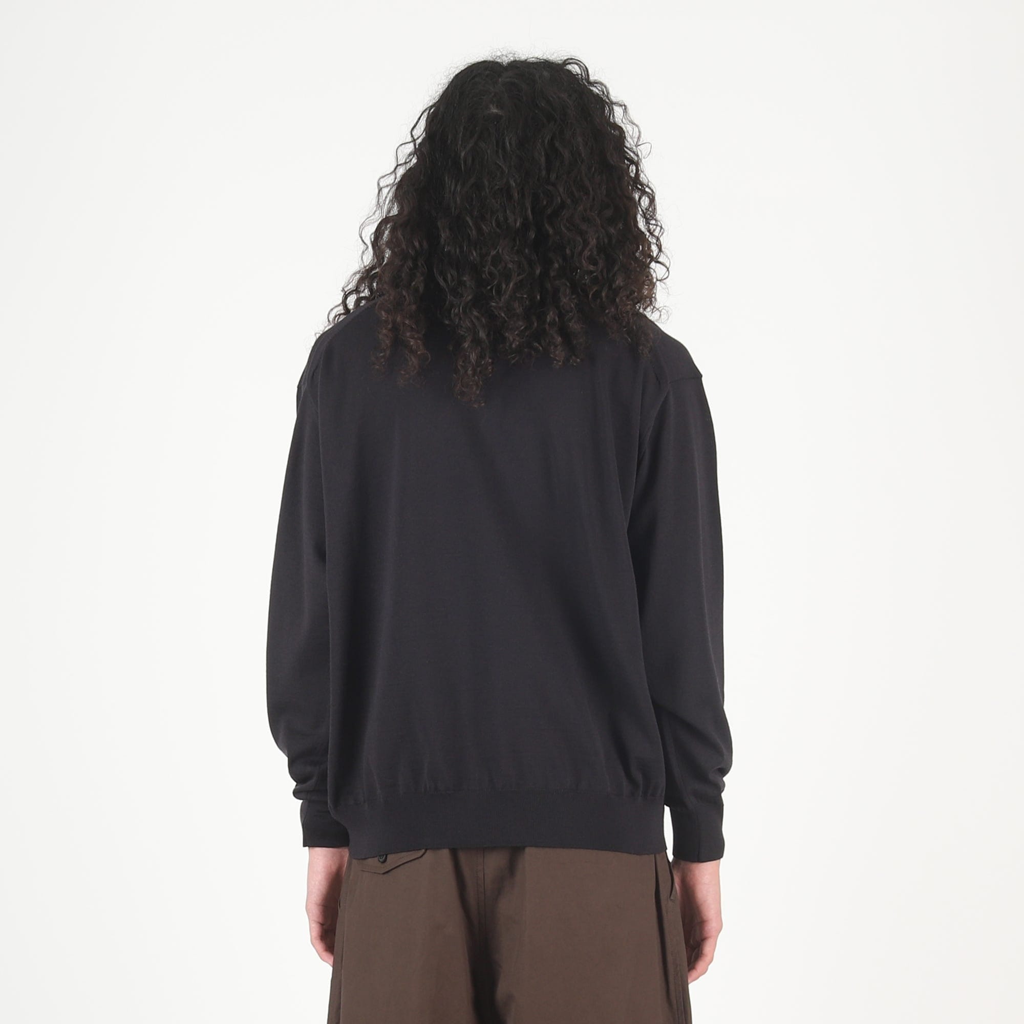 CDG HOMME Worsted Wool Jersey - Dark Navy