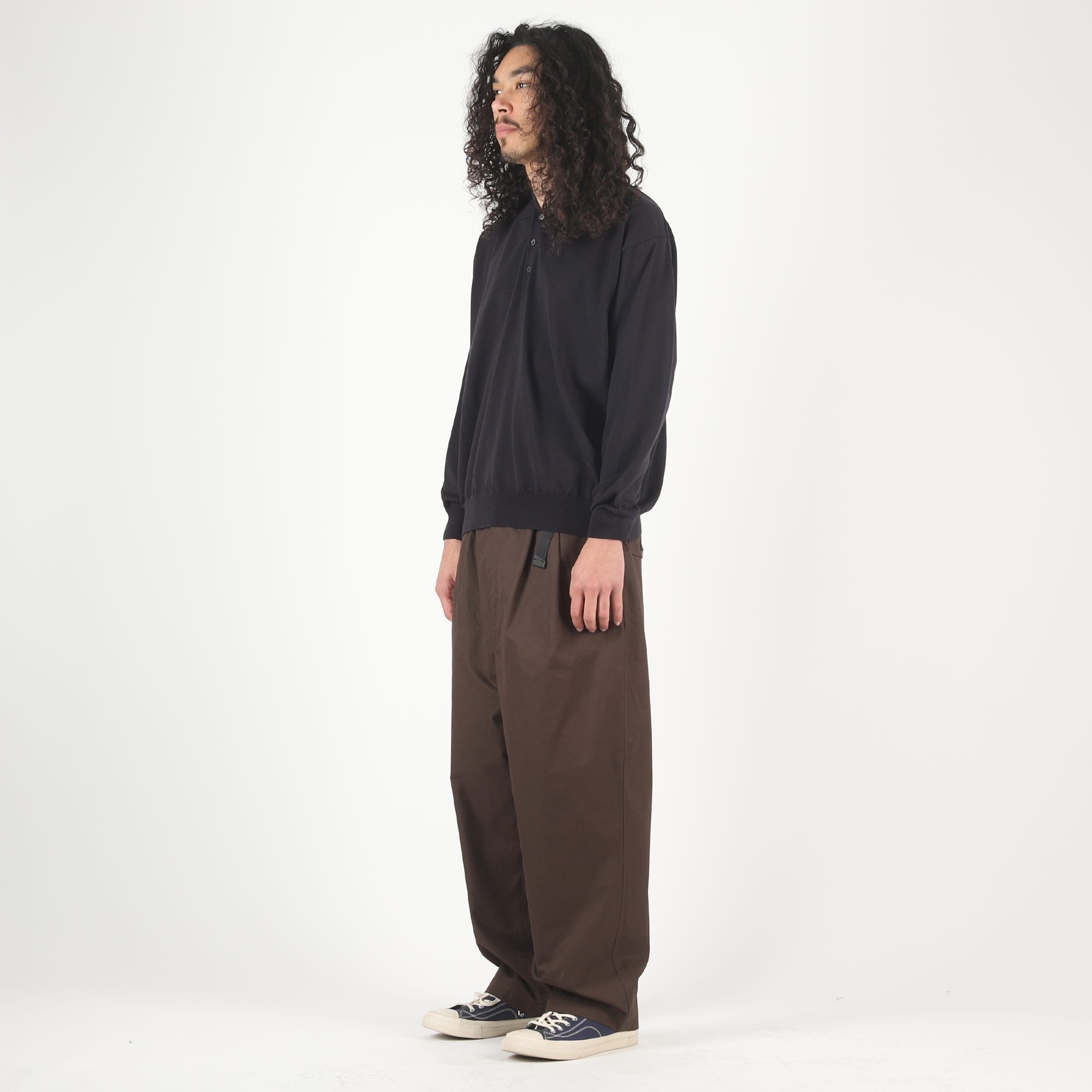 CDG HOMME Worsted Wool Jersey - Dark Navy
