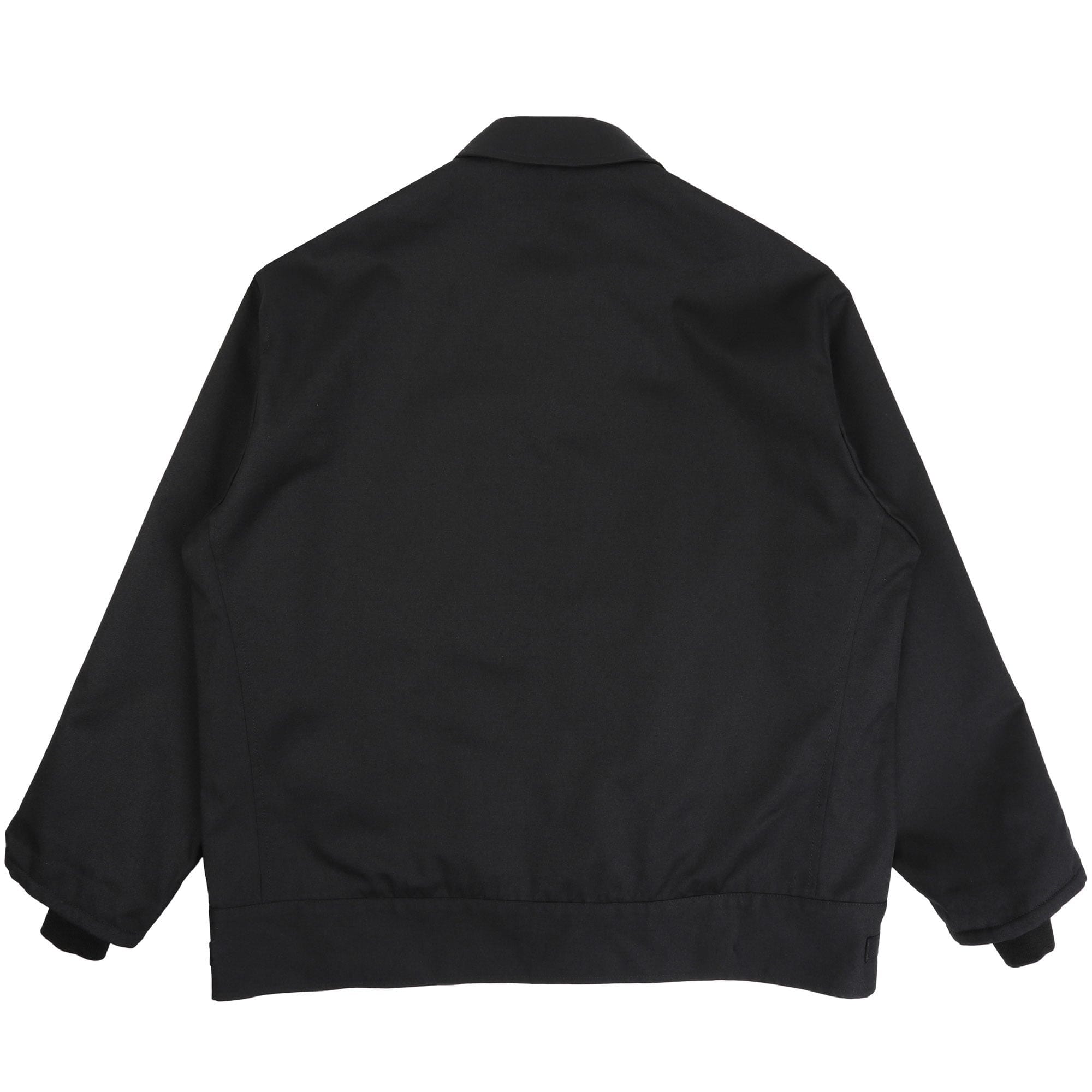 CDG HOMME Wool Polyester Twill Jacket - Black